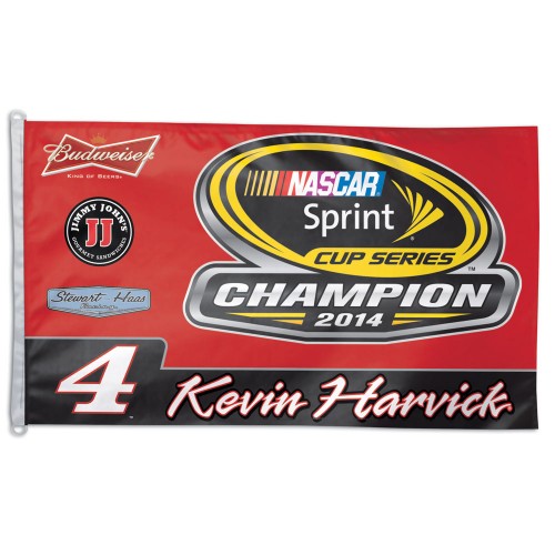 2014 Kevin Harvick Budweiser "Sprint Cup Champion" Flag