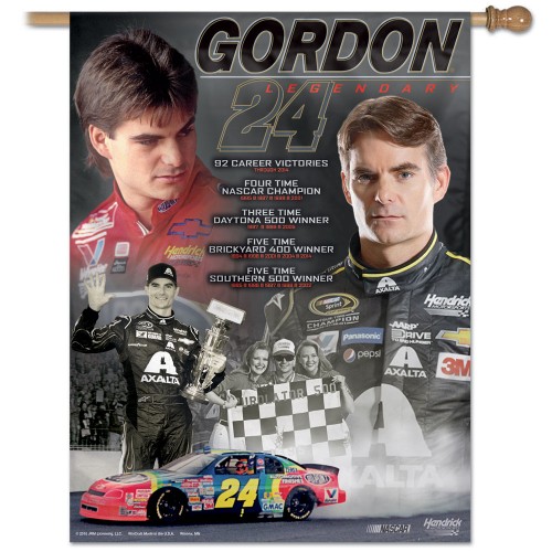 2016 Jeff Gordon "Retirement" pole flag