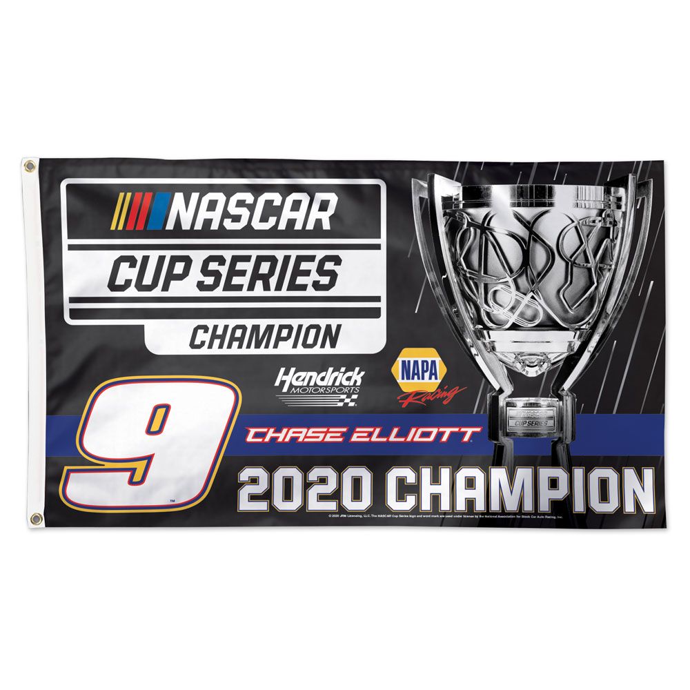 2020 Chase Elliott NAPA "NASCAR Cup Champion" 3x5 fan flag