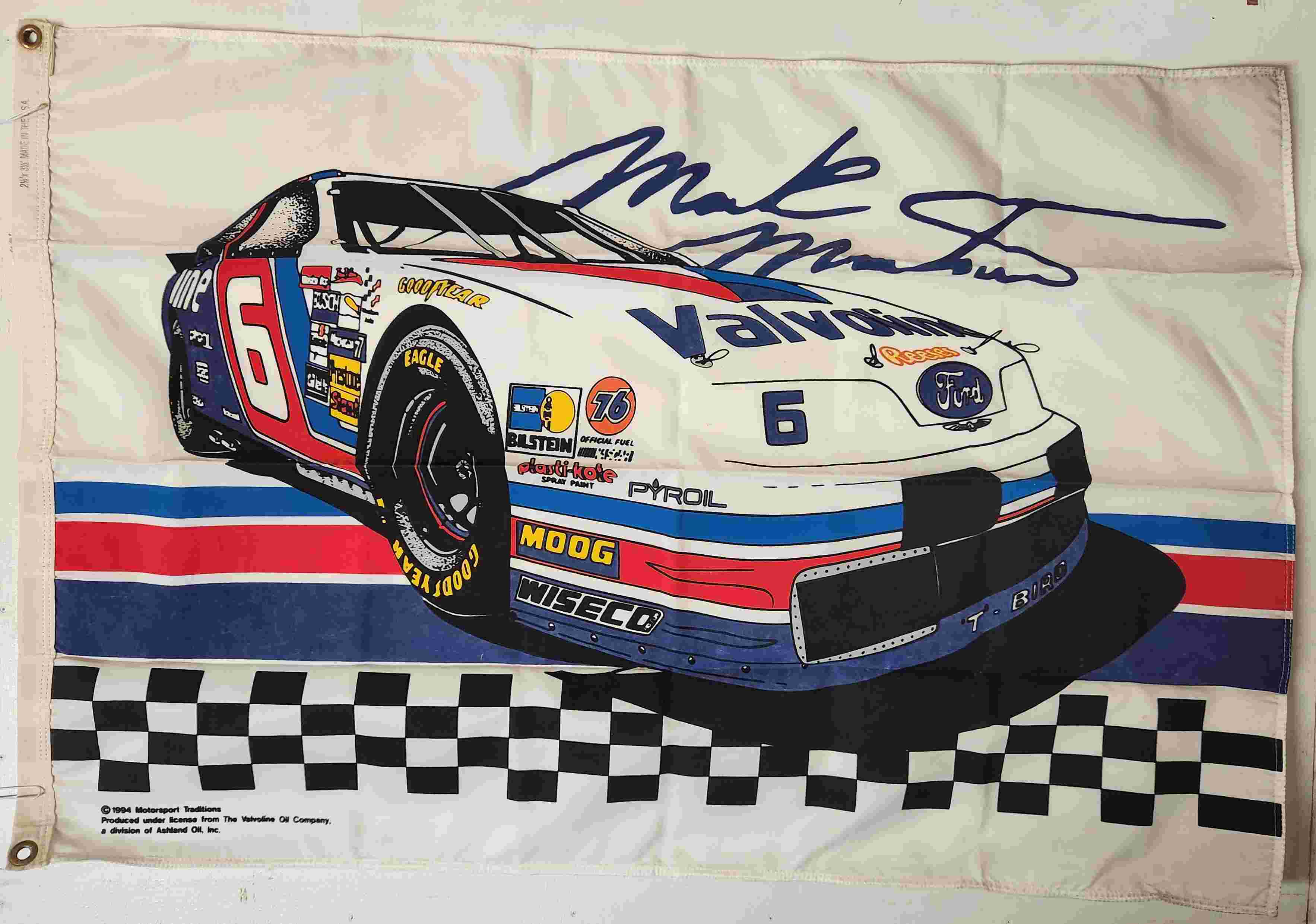 1994 Mark Martin Valvoline Fan Flag