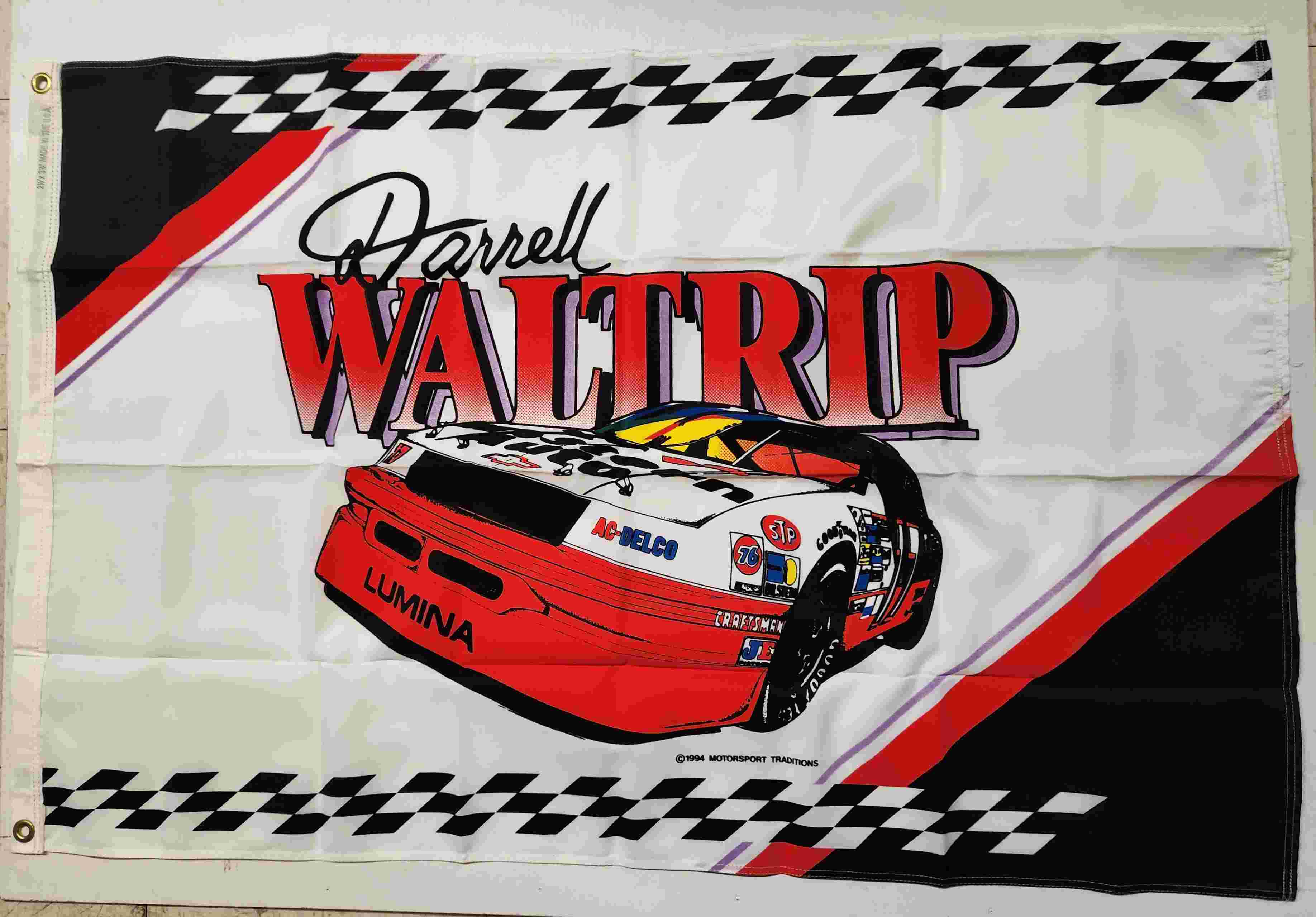 1994 Darrell Waltrip Western Auto fan flag