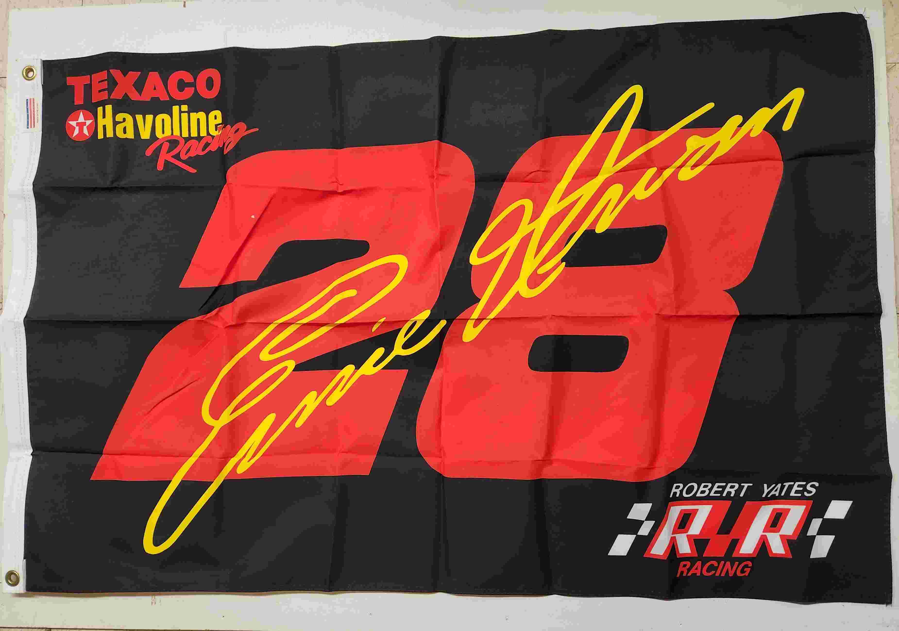 1997 Ernie Irvan Texaco Havoline Racing fan flag