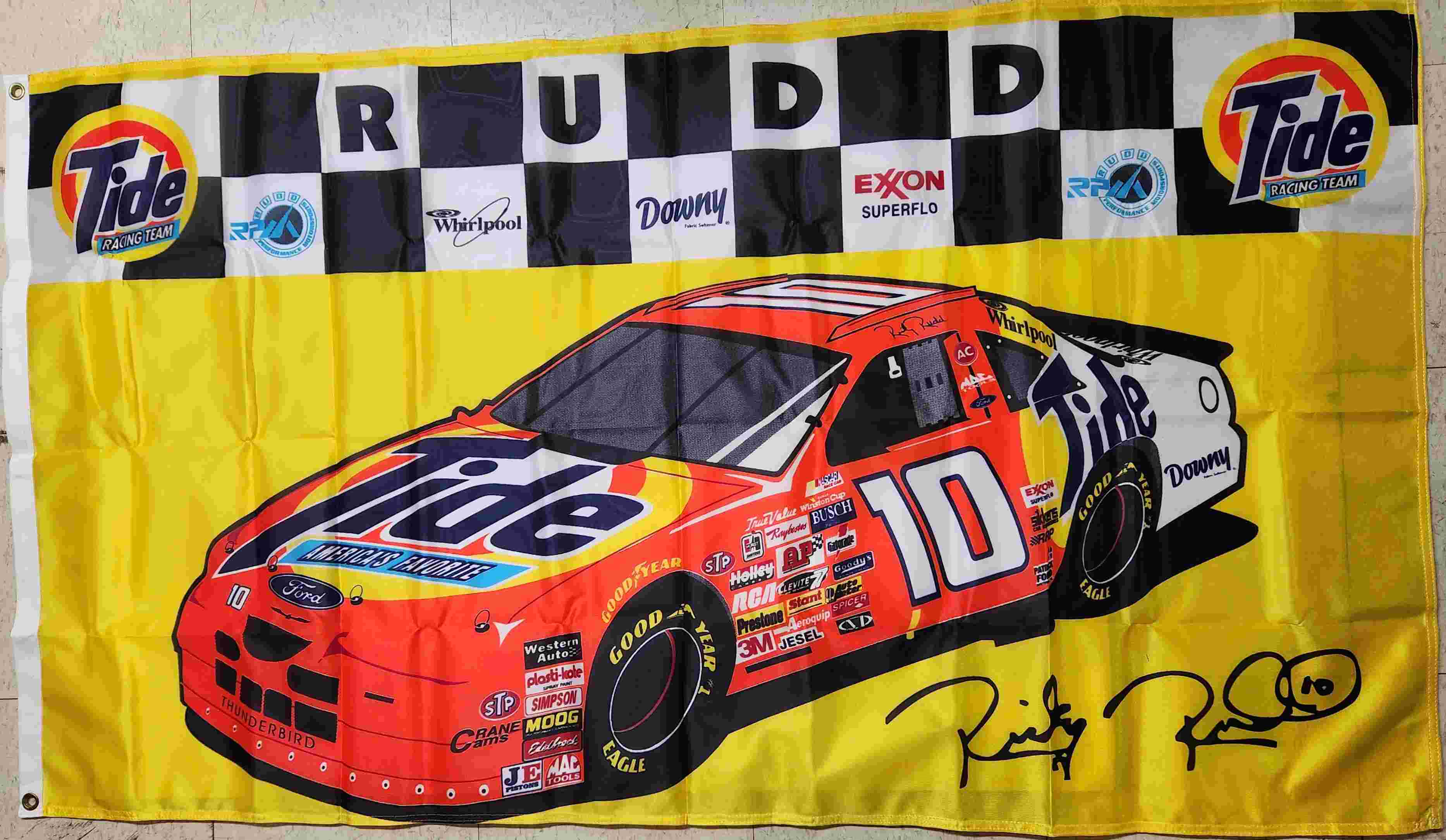 1997 Ricky Rudd Tide Fan Flag