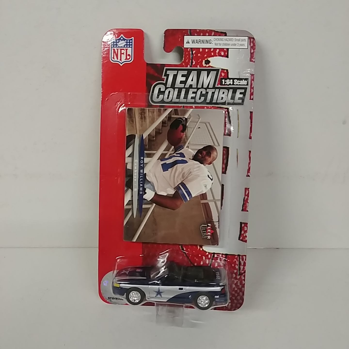 2003 Dallas Cowboys 1/64th Mustang convertible with Roy Williams card
