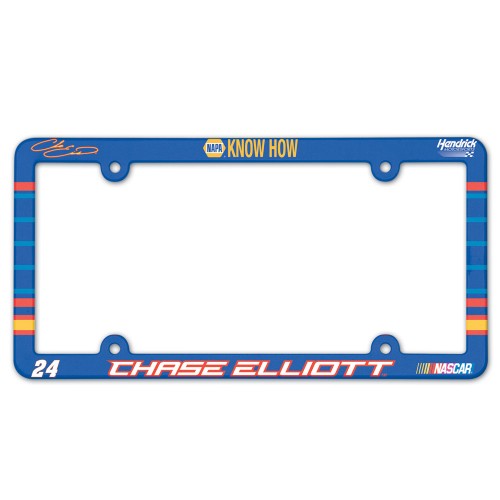 2016 Chase Elliott NAPA plastic License Plate Frame