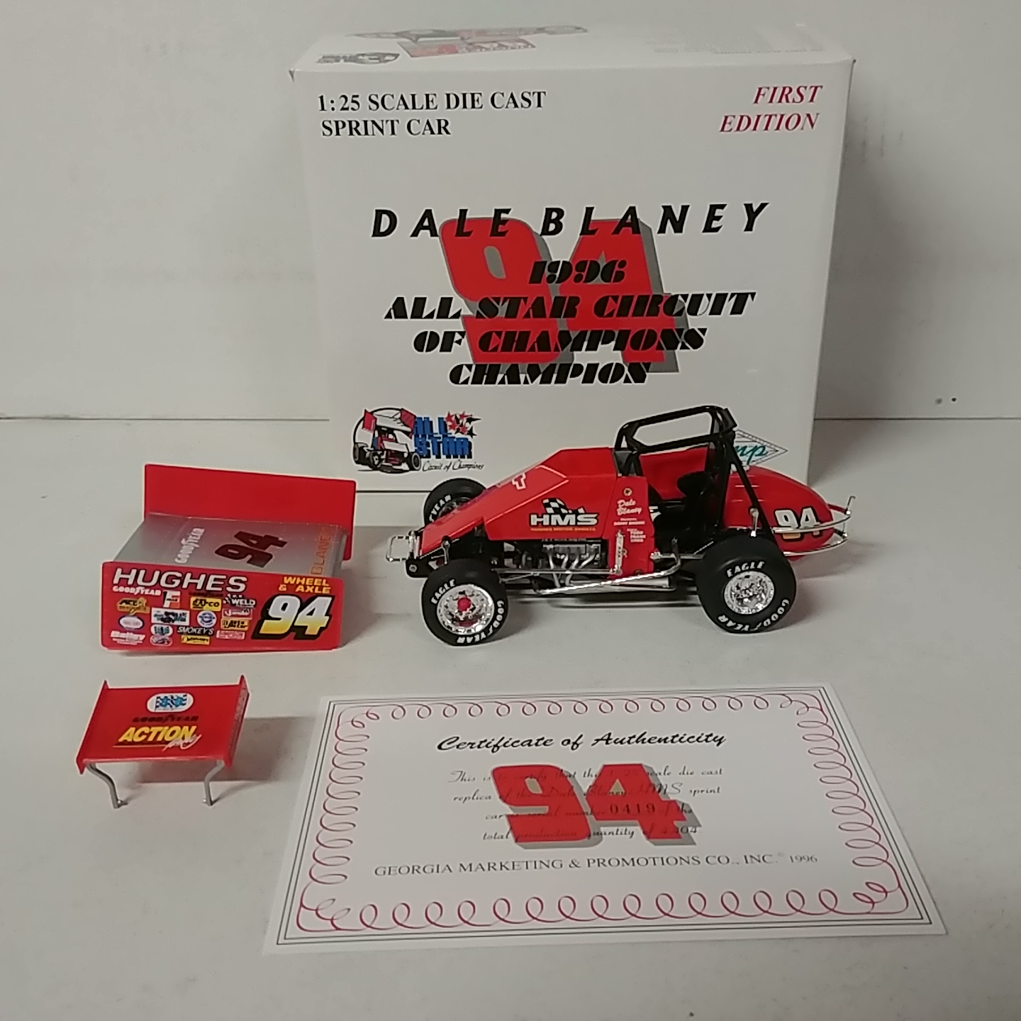 1996 Dale Blaney 1/25th Hughes sprint car