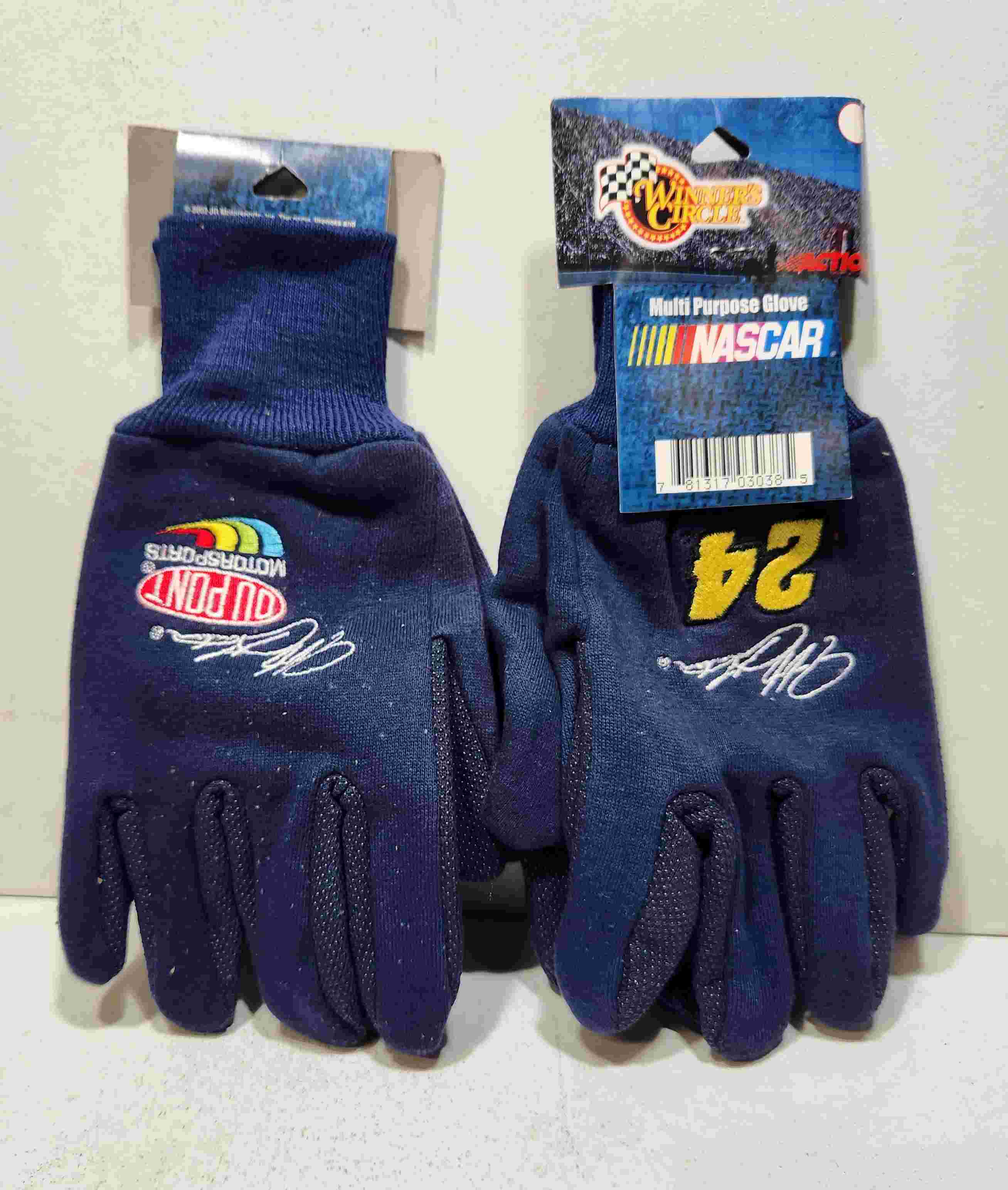 2003 Jeff Gordon #24 DuPont multi purpose gloves one pair