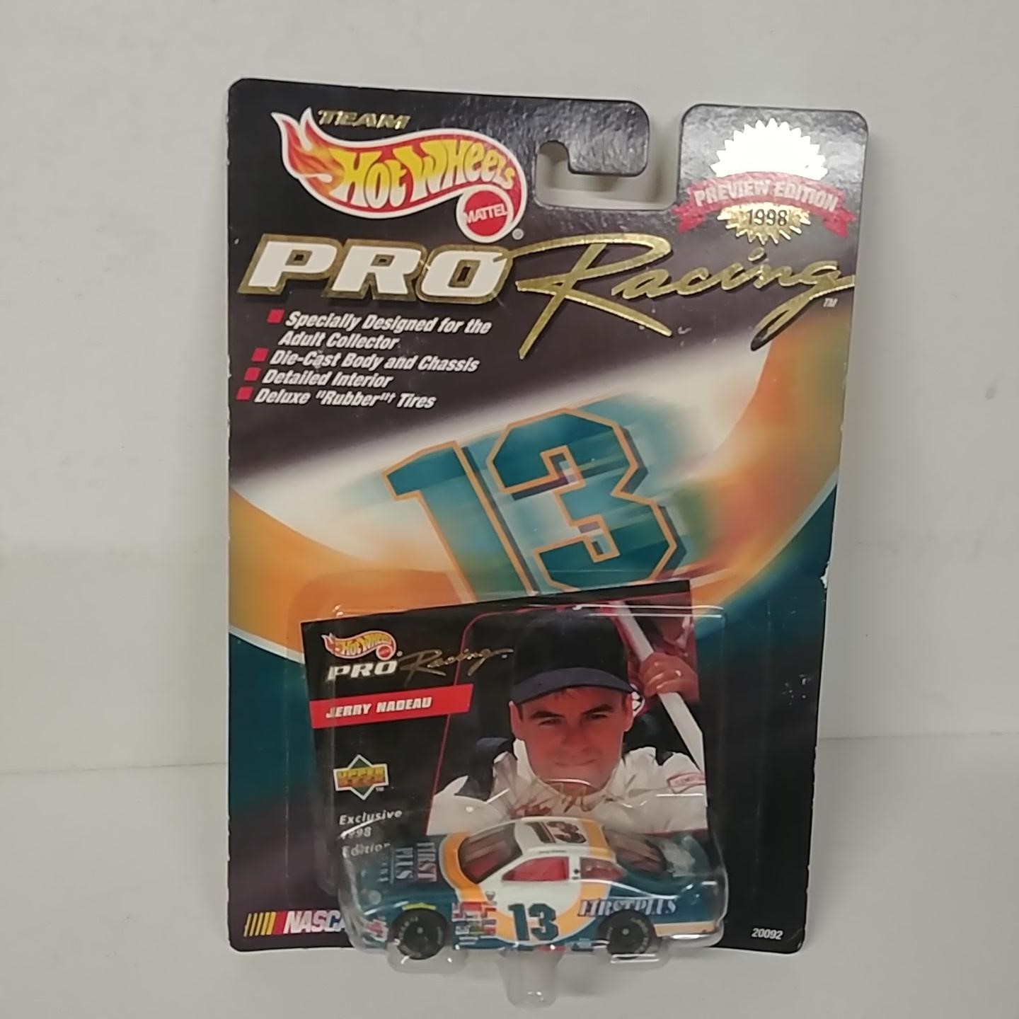 1998 Jerry Nadeau 1/64th First Plus Loans "Preview Edition" car