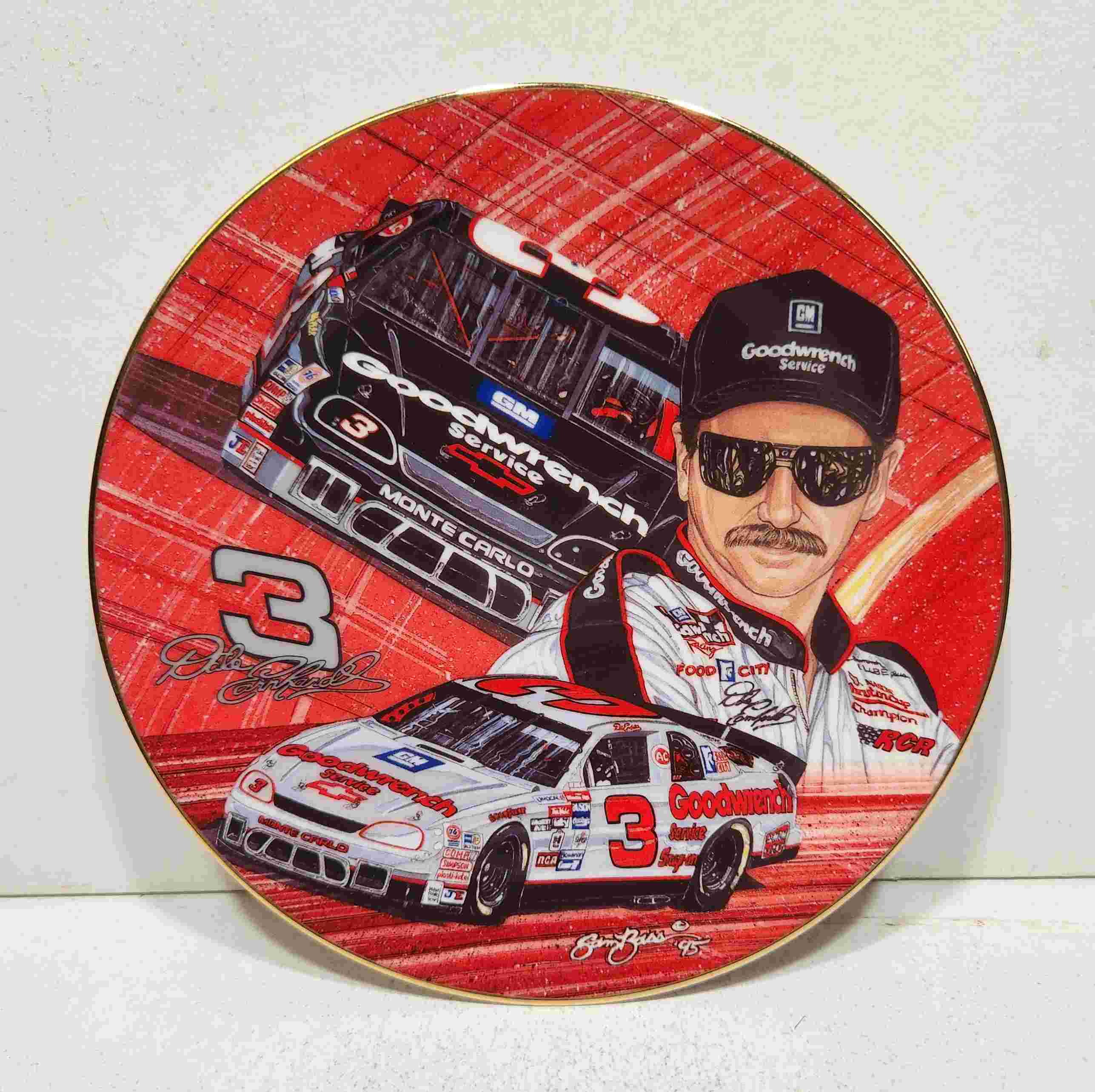 2001 Dale Earnhardt Collector Plate "Silver Select" by The Hamilton Collection