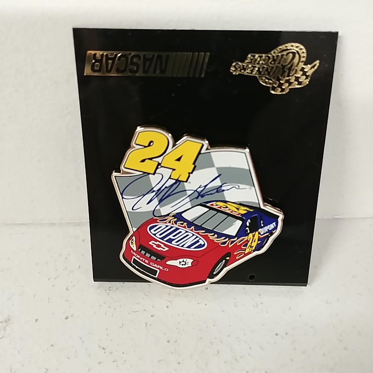 2001 Jeff Gordon DuPont hatpin