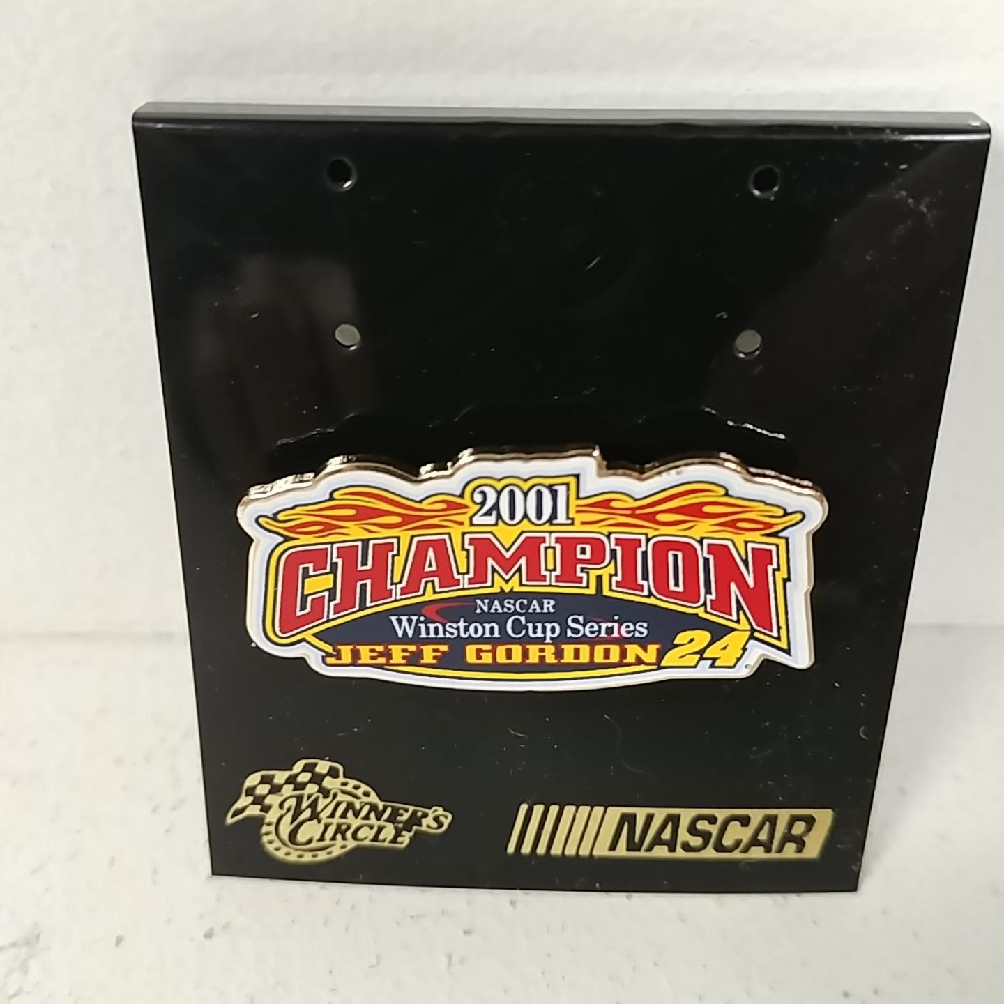 2001 Jeff Gordon DuPont "Winston Cup Champion" hatpin