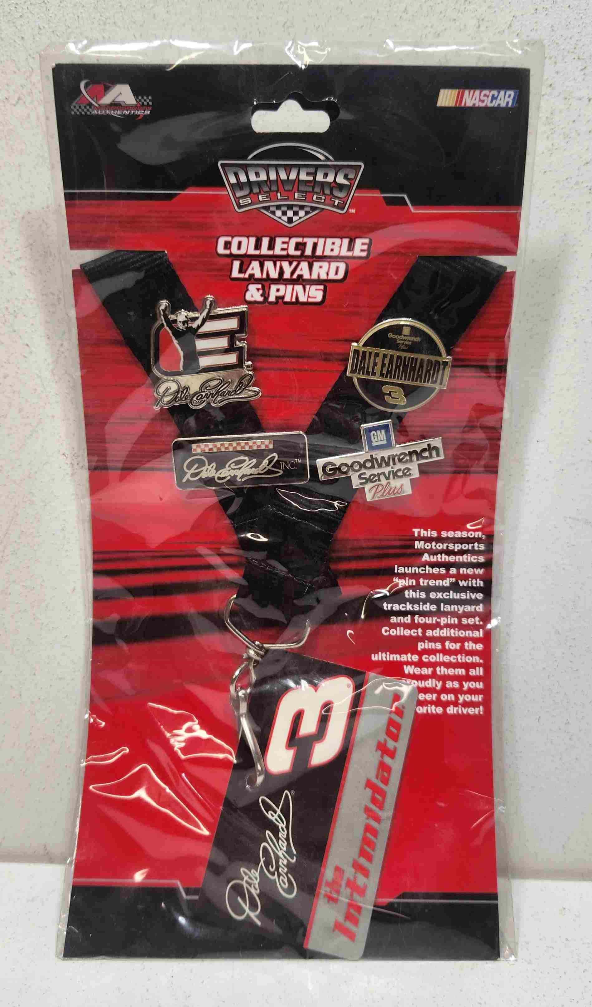 2007 Dale Earnhardt Collectible Lanyard & Pin Set