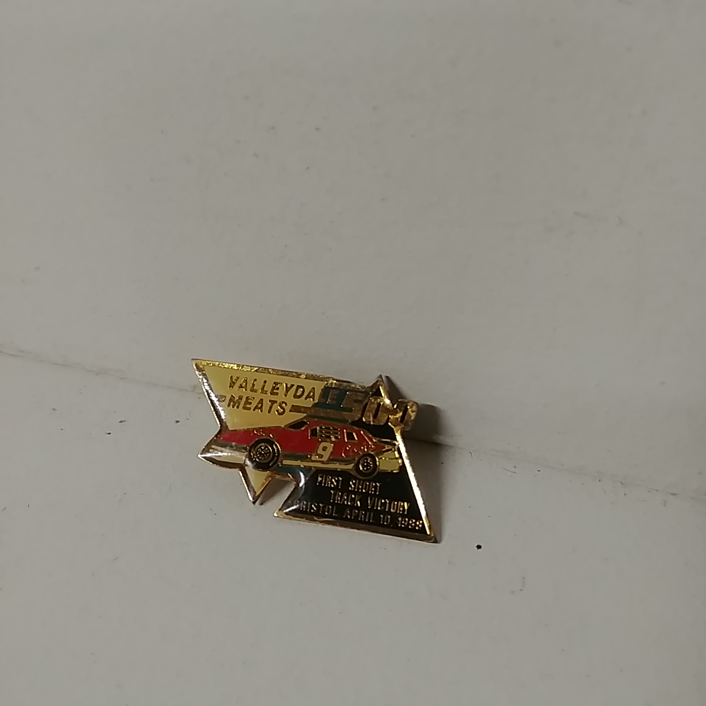 1988 Bill Elliott Coors "First Short Track Win" hatpin