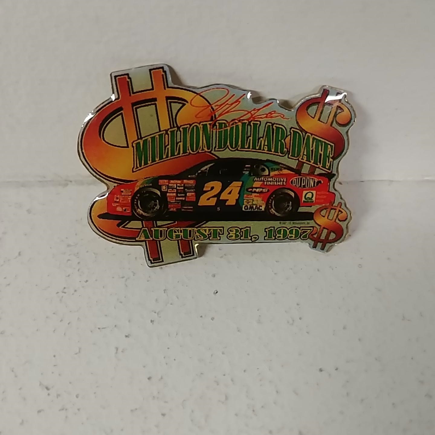 1997 Jeff Gordon Dupont "Million Dollar" hatpin