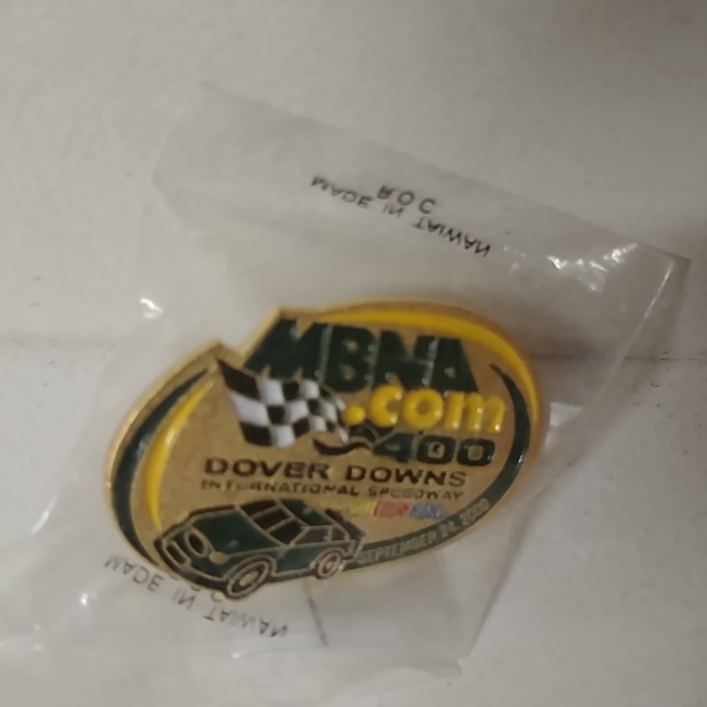 2000 MBNA.com 400 Dover Sept 24th hatpin