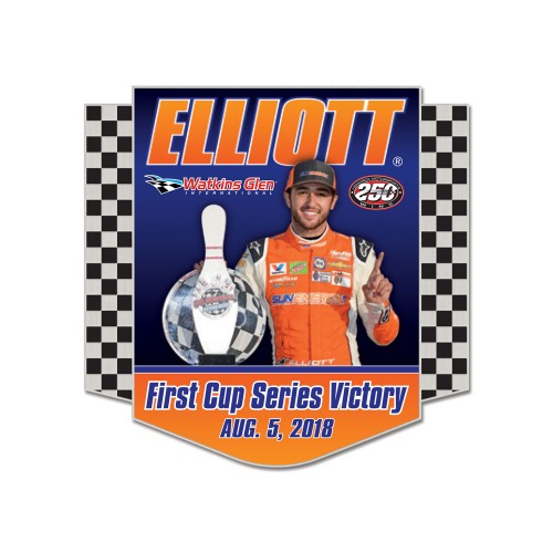 2018 Chase Elliott SunEnergy1 First Win Hatpin