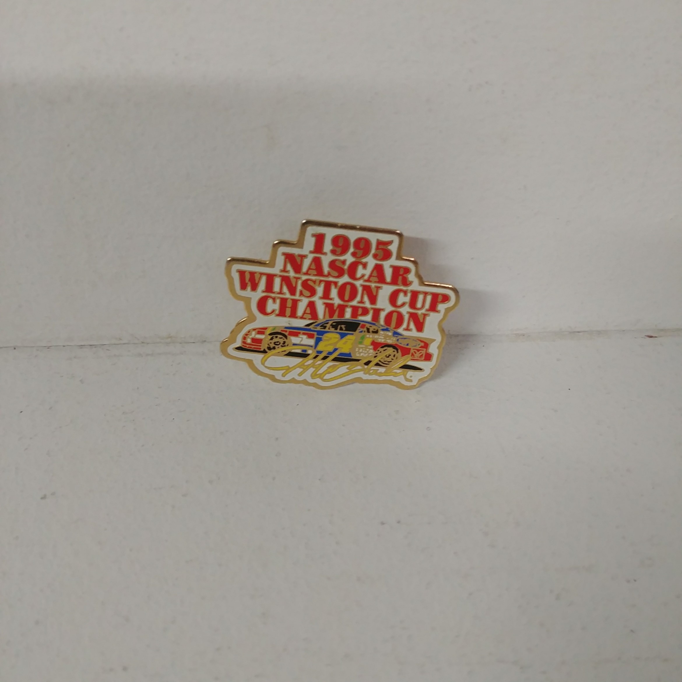 1995 Jeff Gordon Dupont "Winston Cup Champion" Hatpin