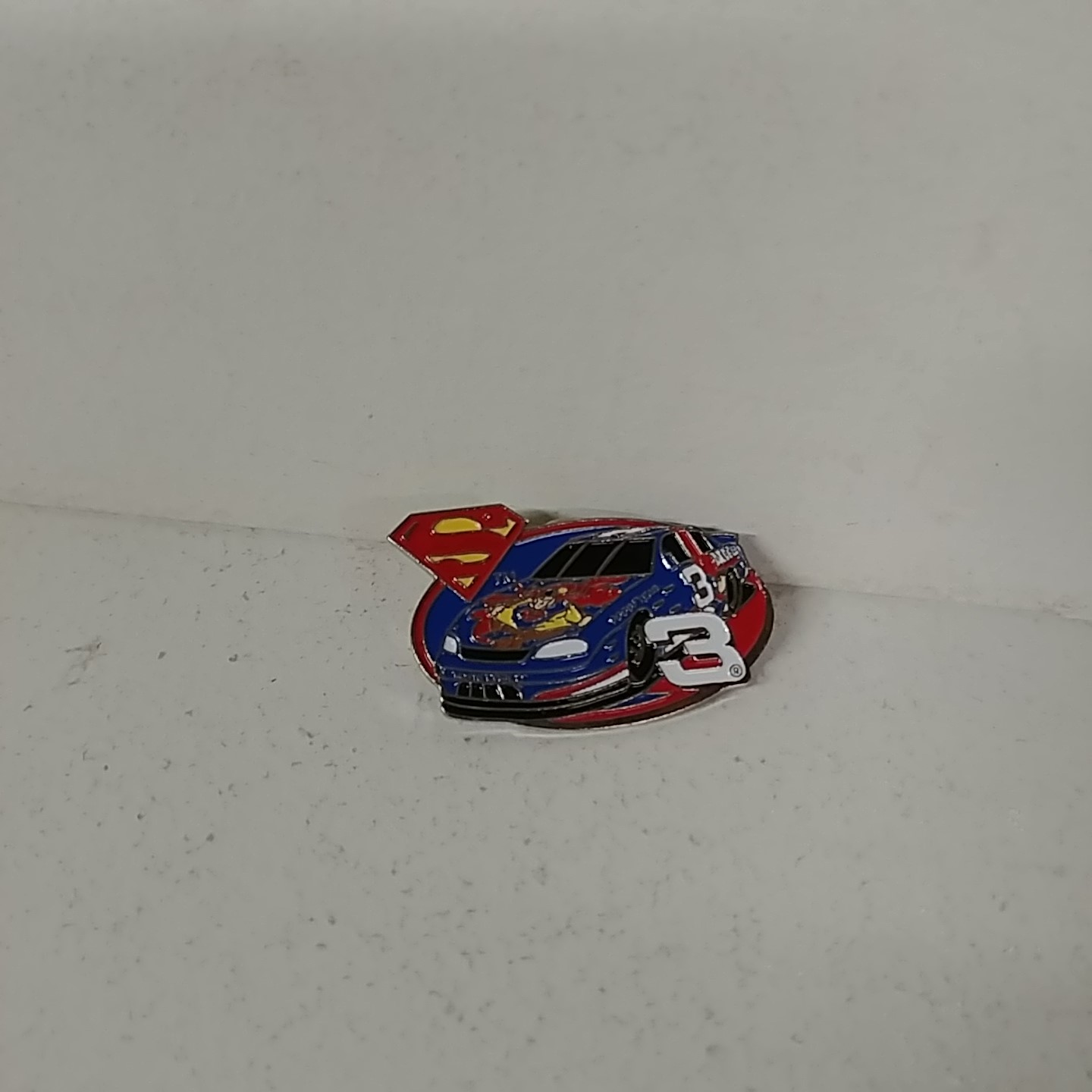 1999 Dale Earnhardt Jr AC Delco "Superman" hat pin