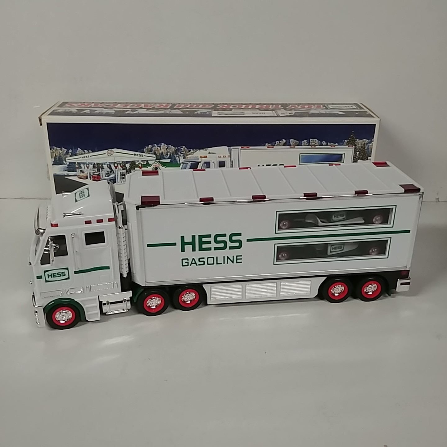 2003 Hess Truck with Race Cars