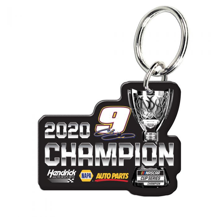 2020 Chase Elliott NAPA " NASCAR Cup Champion" Acrylic Key Ring Prem-Mirrored  