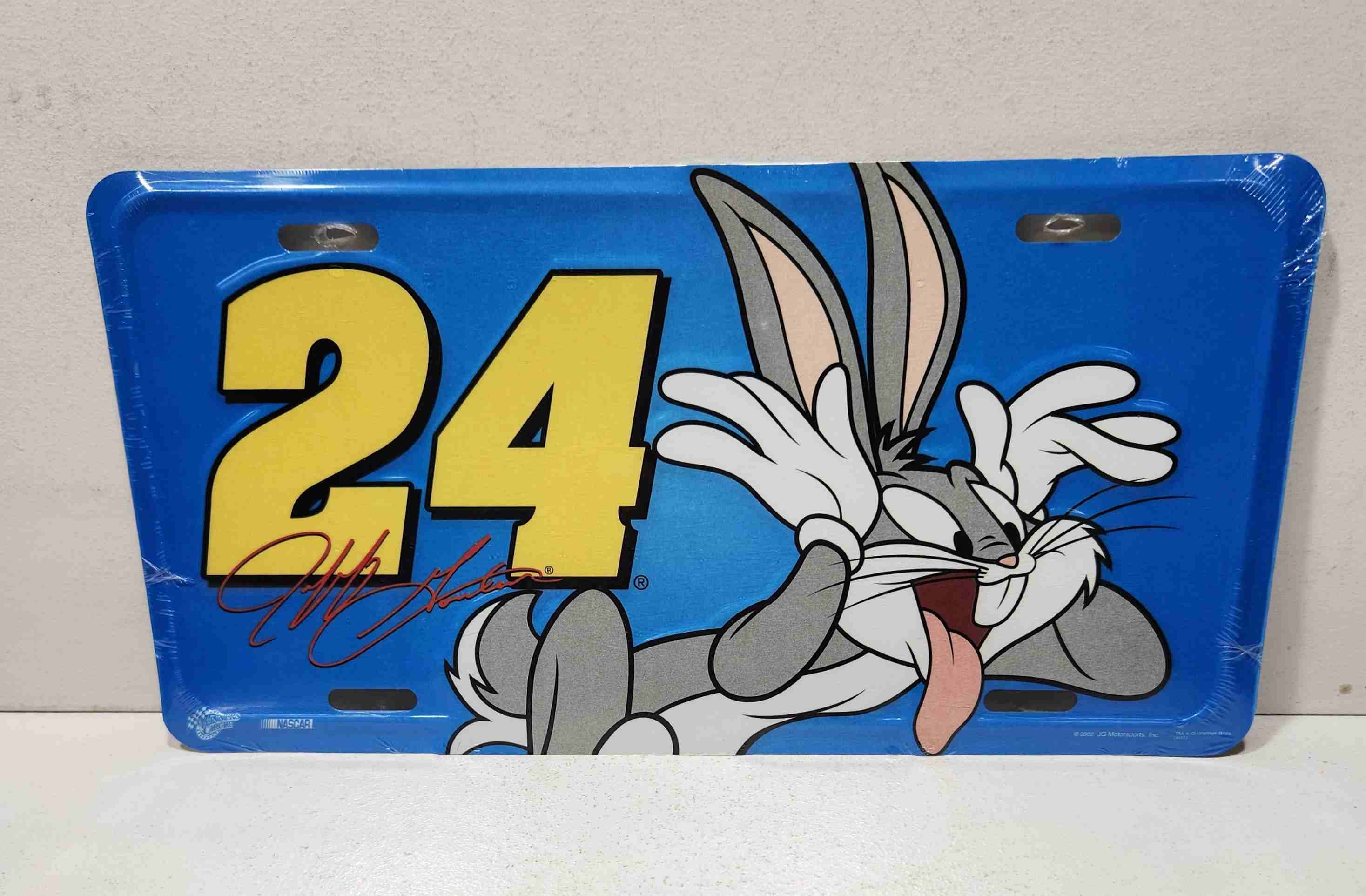 2002 Jeff Gordon Looney Tunes metal license