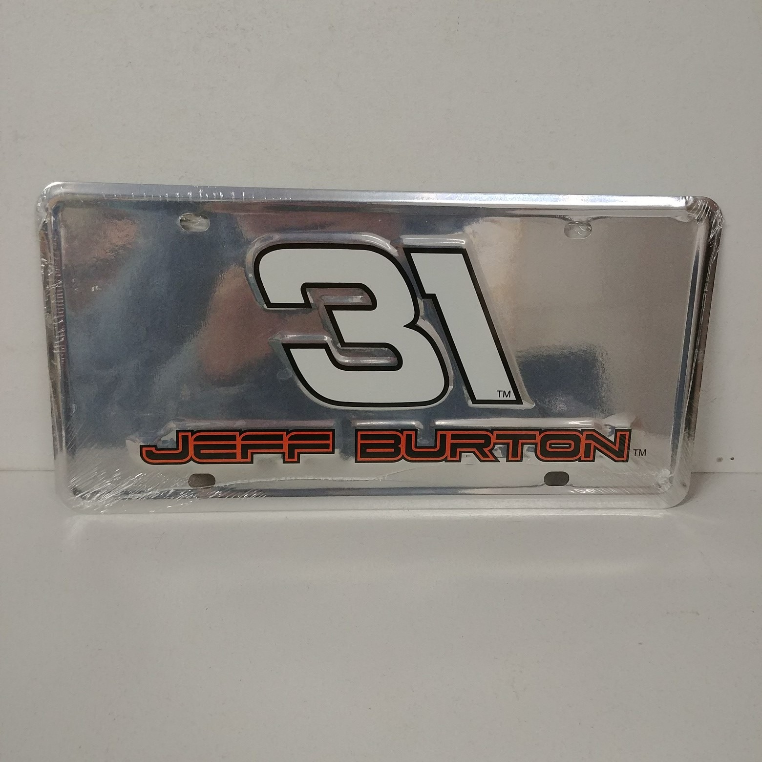2005 Jeff Burton "Big 31" metal license plate