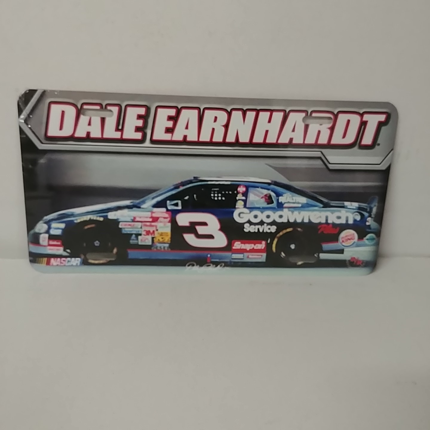 2006 Dale Earnhardt Goodwrench metal license plate