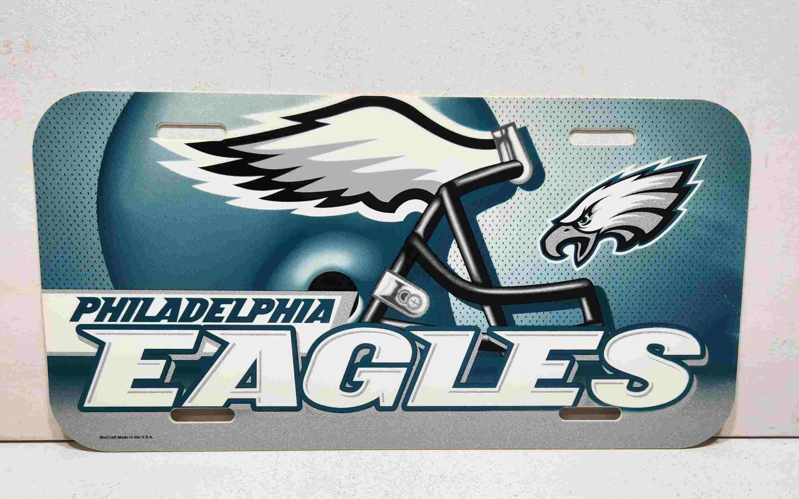 2006 Philadelphia Eagles Plastic License Plate