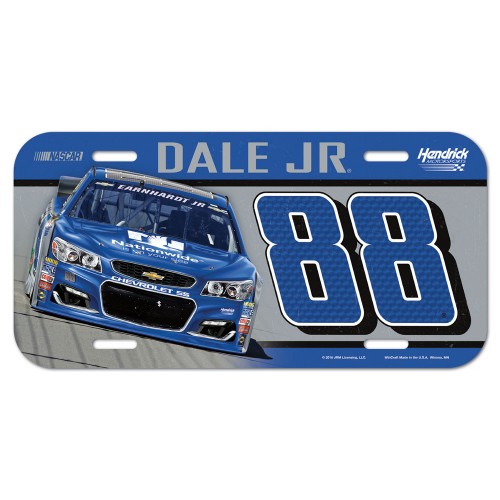 2016 Dale Earnhardt Jr Nationwide Insurance plastic license plate