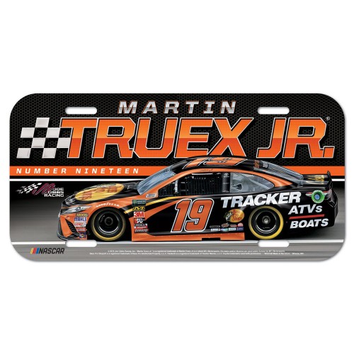 2019 Martin Truex Jr Bass Pro Shops plastic license plate