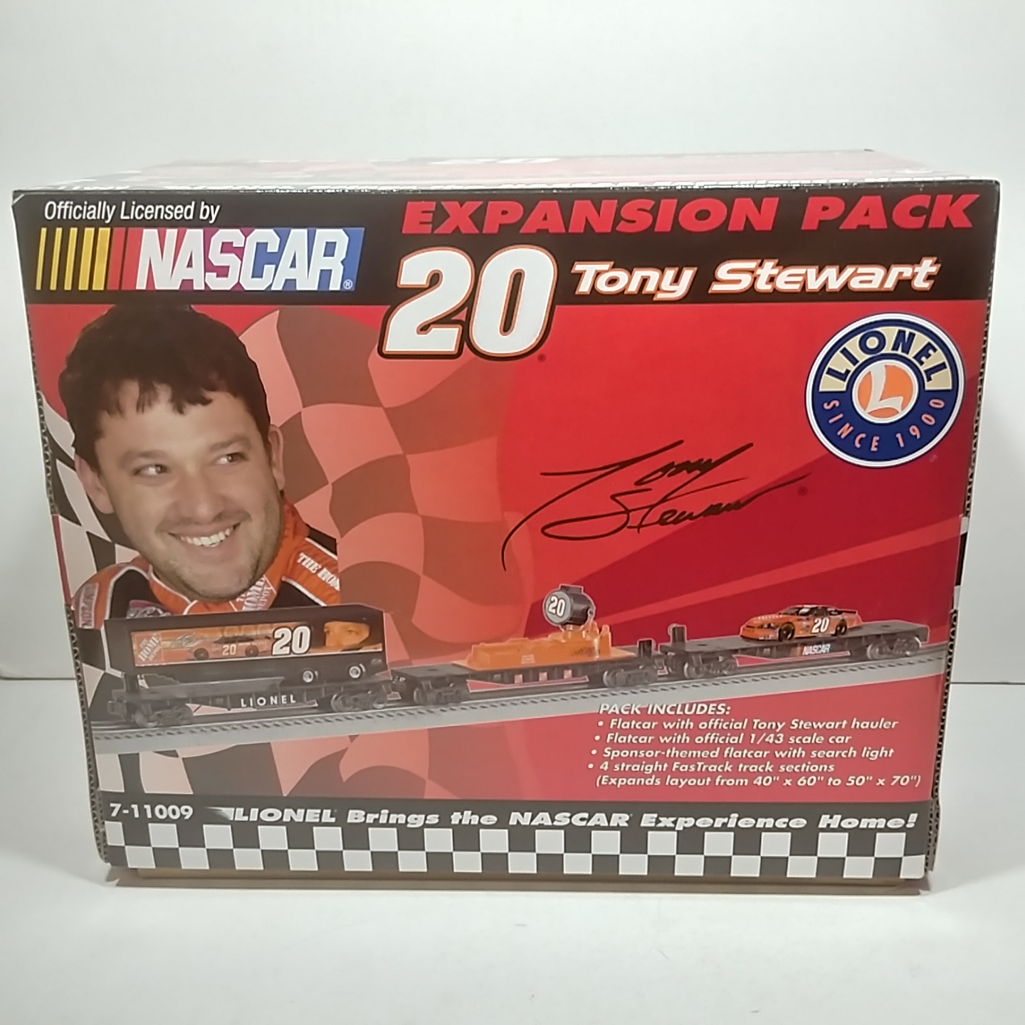 2006 Tony Stewart Lionel 3 Car Expansion Set