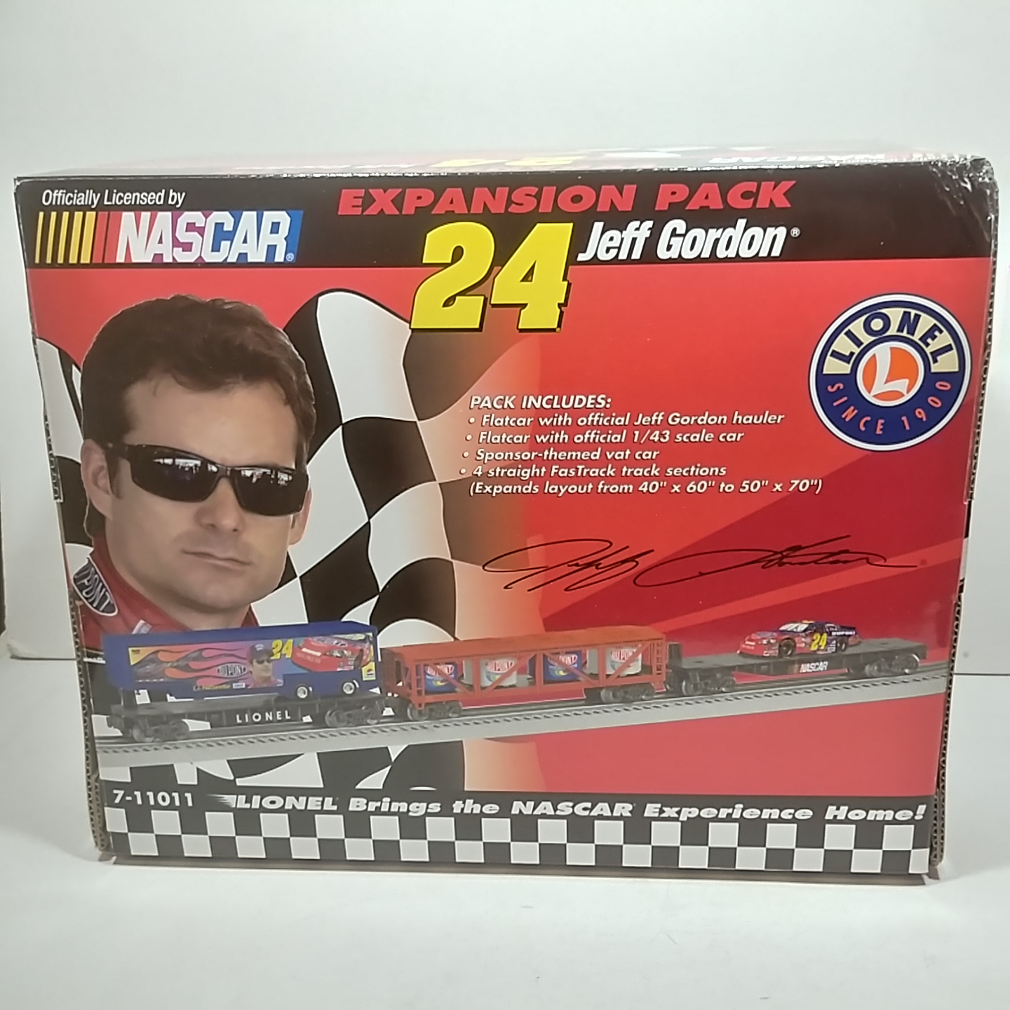 2006 Jeff Gordon Lionel 3 Car Expansion Set