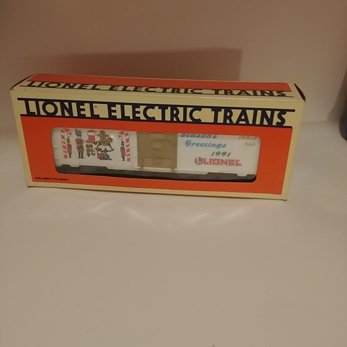 1991 Lionel  6-19913 O Gauge Christmas Boxcar