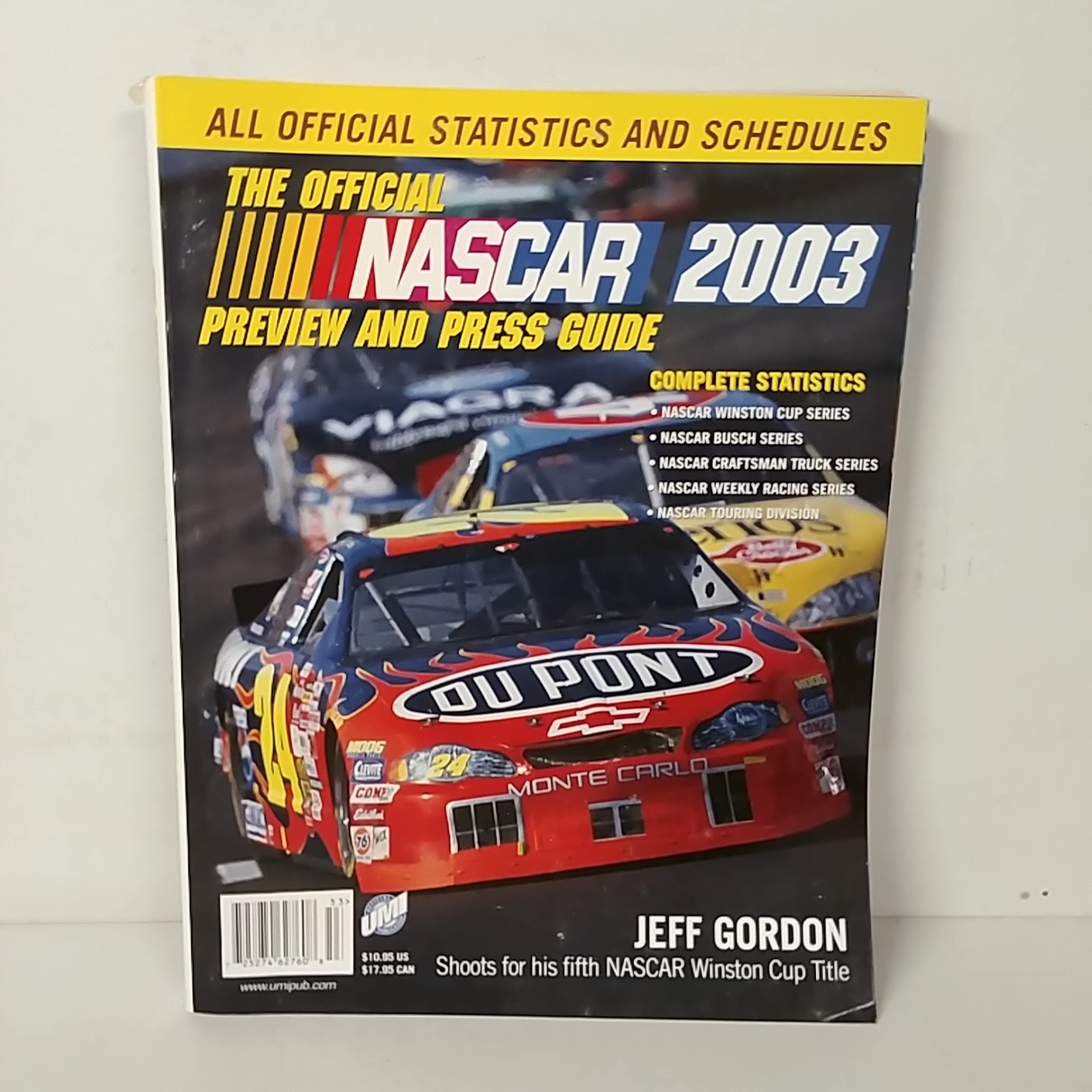 2003 Preview and Press Guide Gordon on Cover
