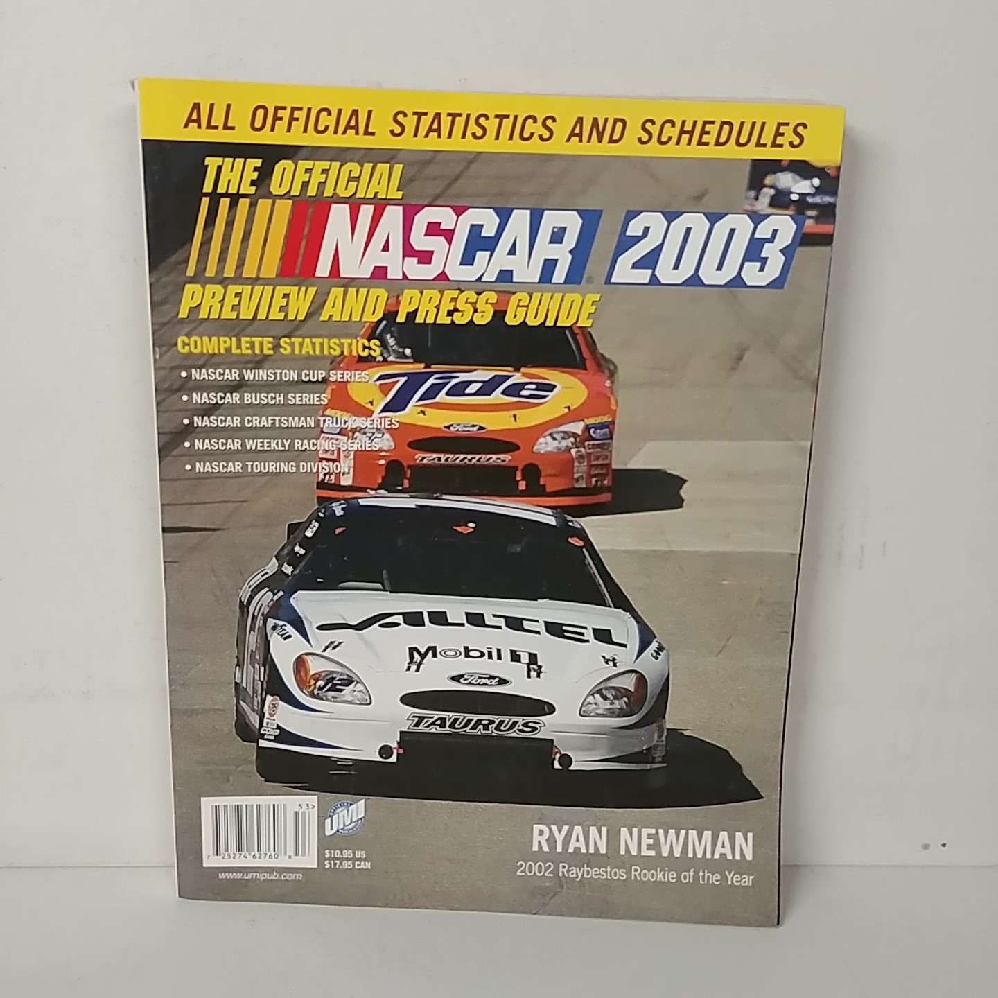 2003 Preview and Press Guide Newman on Cover