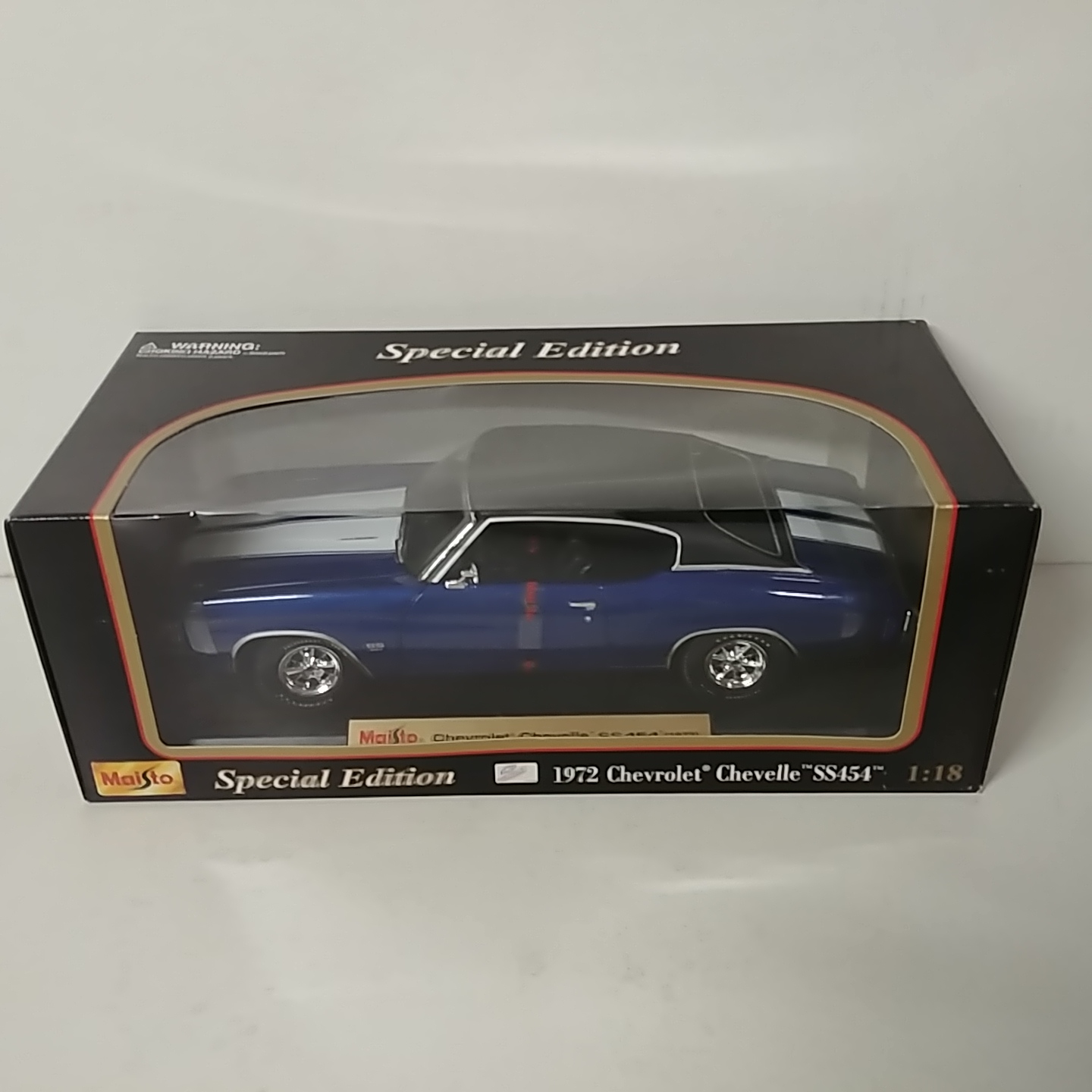 1972 Chevrolet 1/18th Chevelle SS 454 Blue