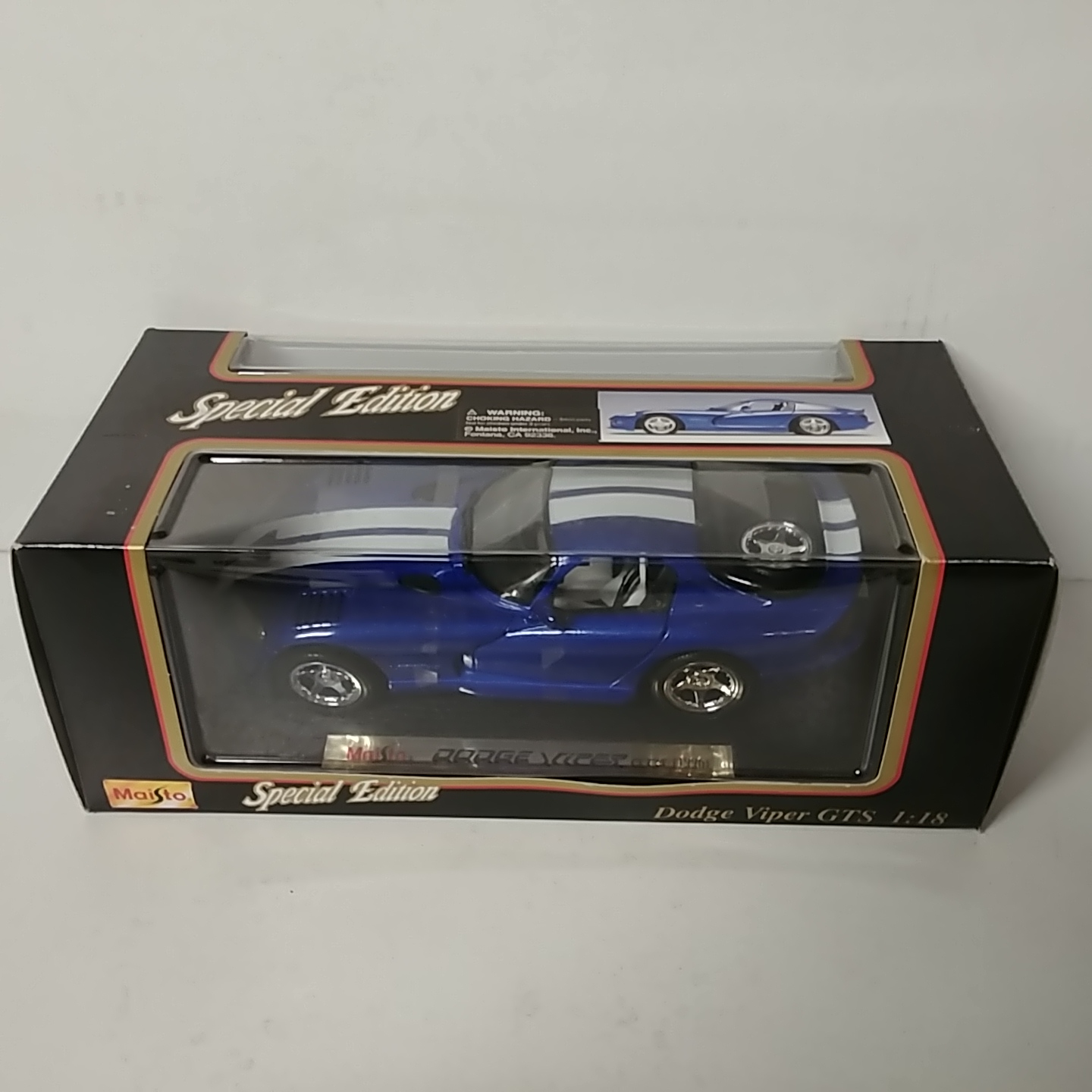 1996 Dodge 1/18th Viper GTS Blue