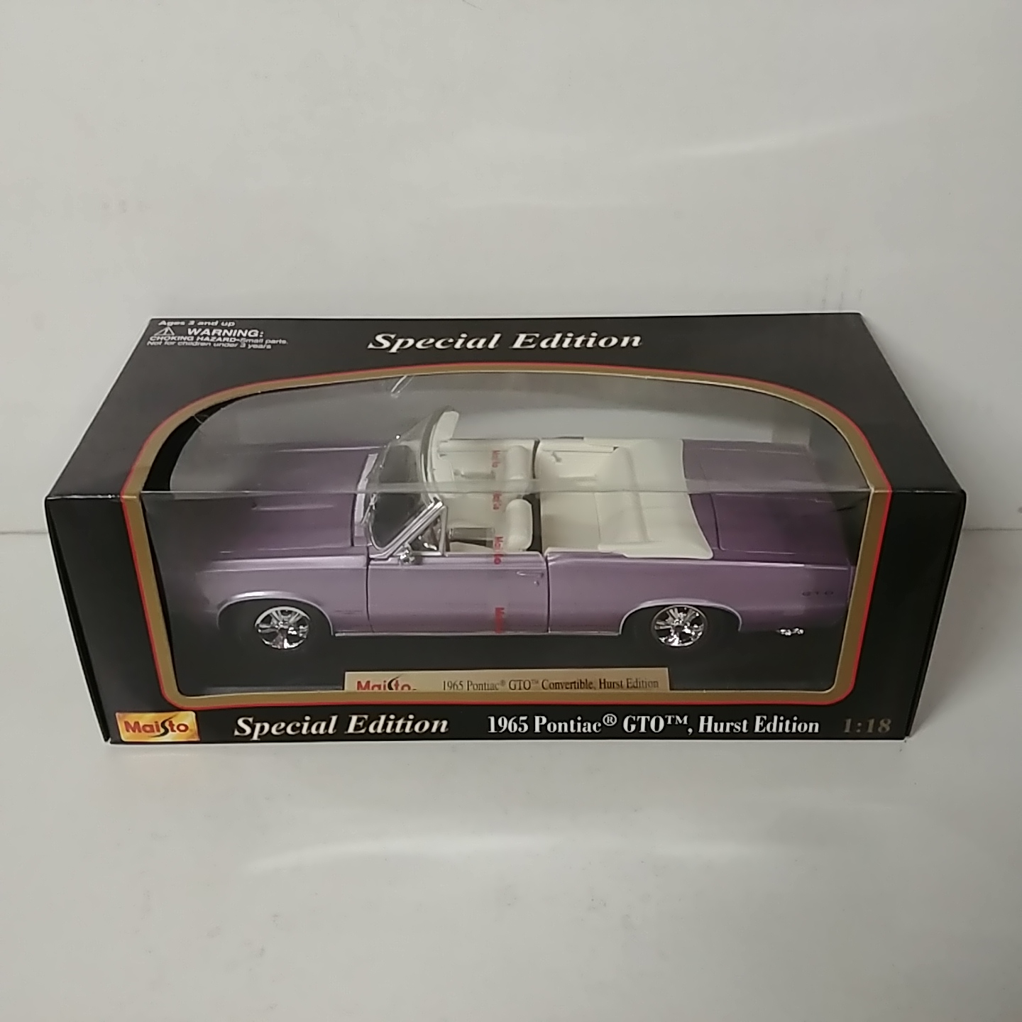 1965 Pontiac 1/18th GTO Convertible Purple