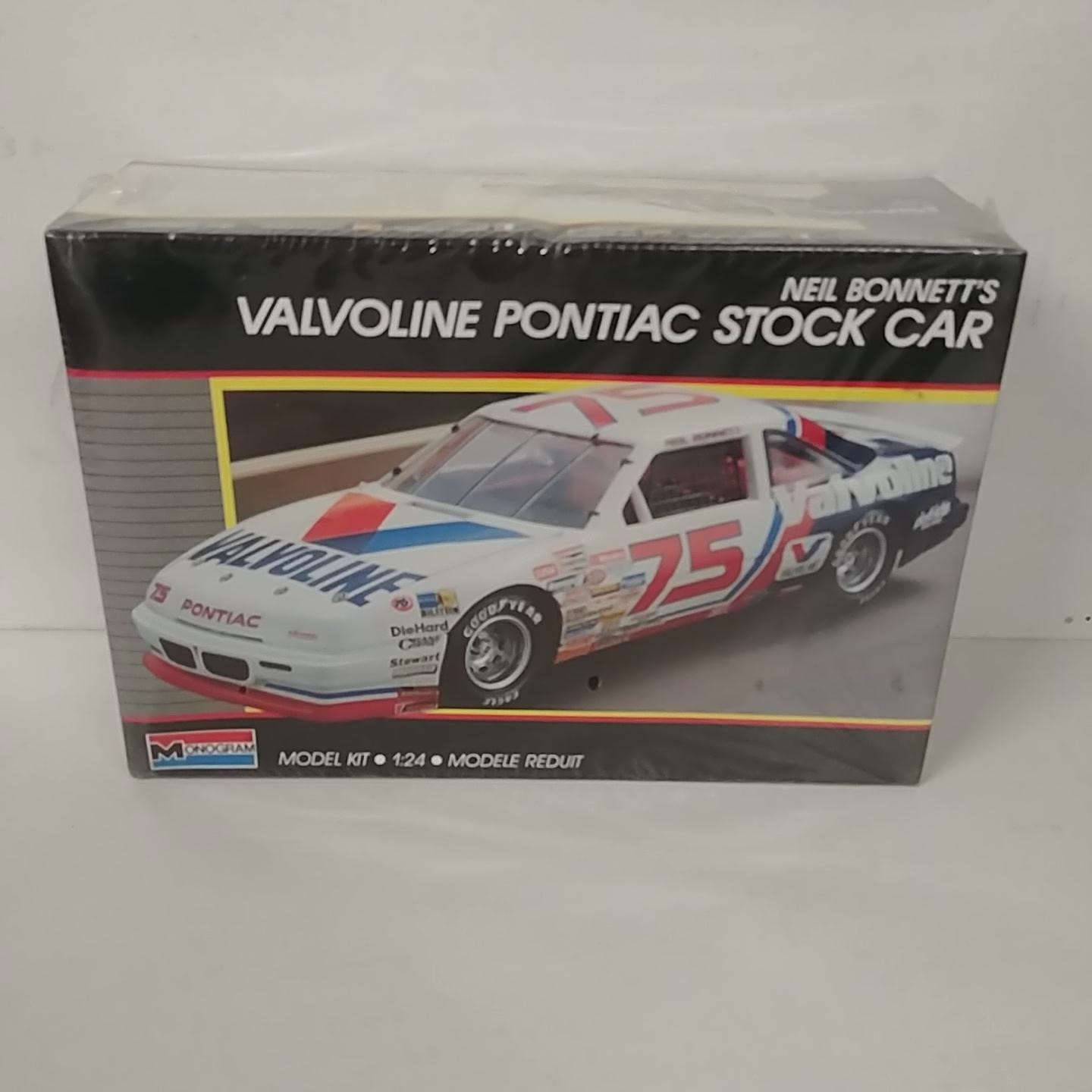 1989 Neil Bonnett 1/24th Valvoline Pontaic model kit by Monogram