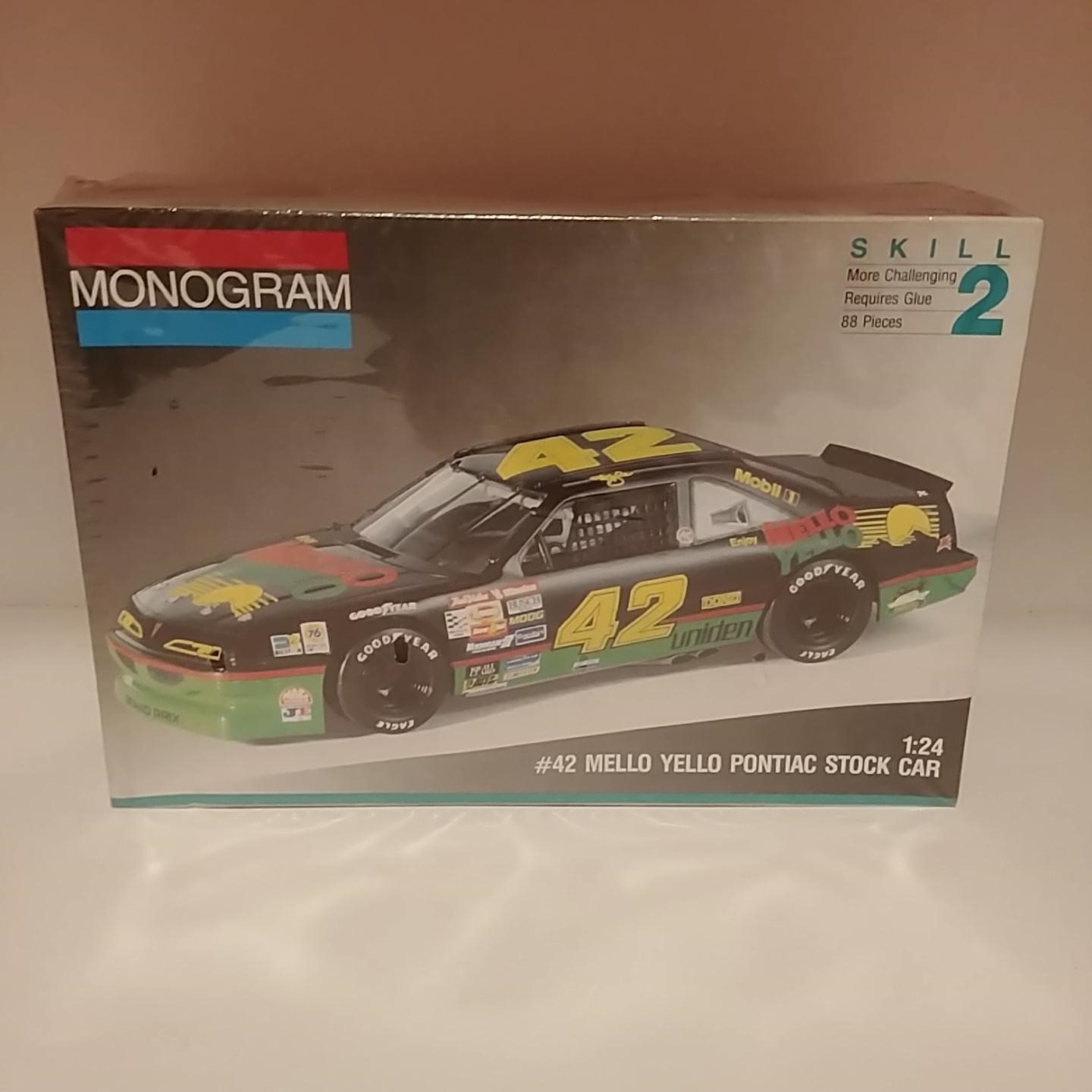 1991 Kyle Petty 1/24th Mellow Yellow Pontiac model kit by Monogram