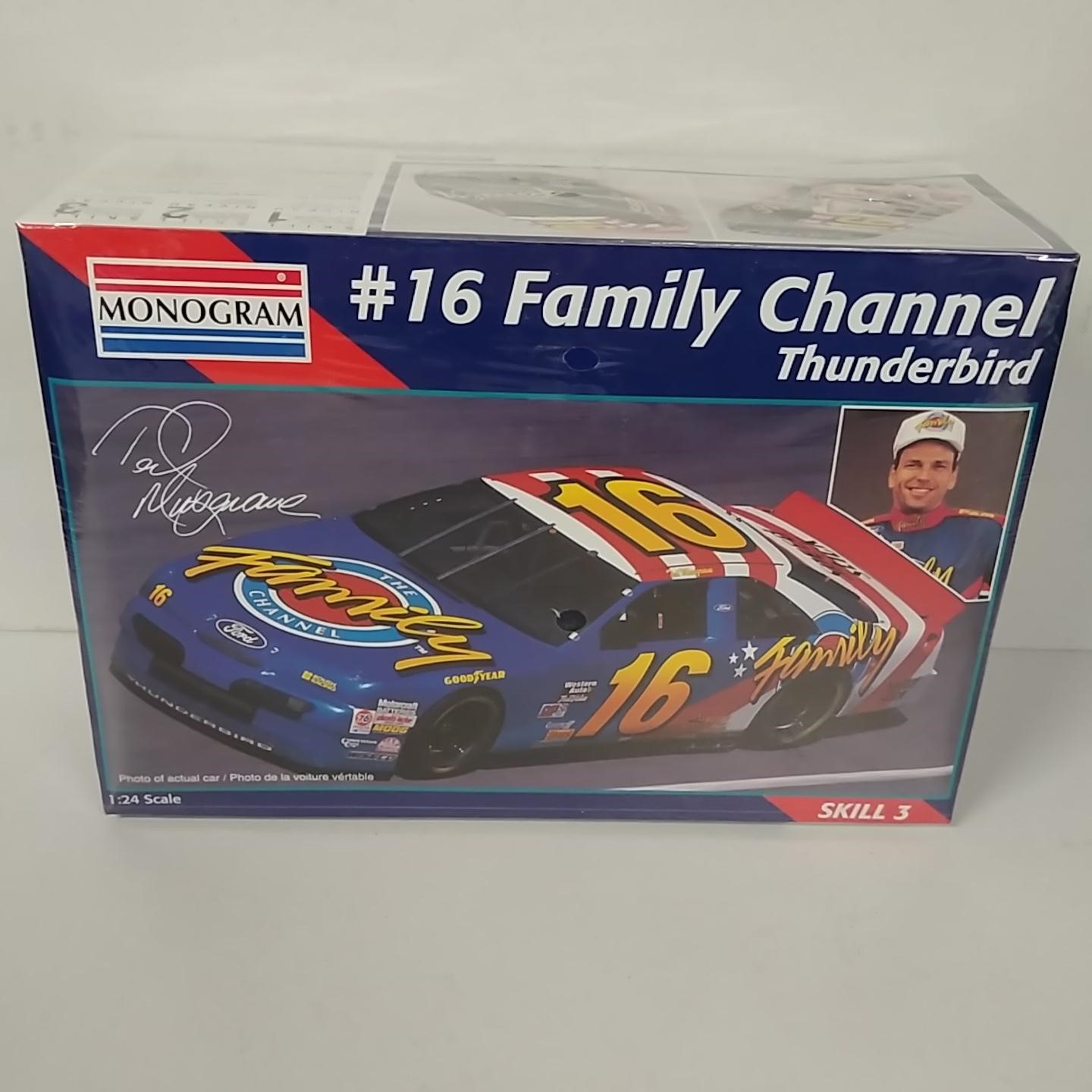1995 Ted Musgrave 1/24th Family Channel Thunderbird model kit by Monogram