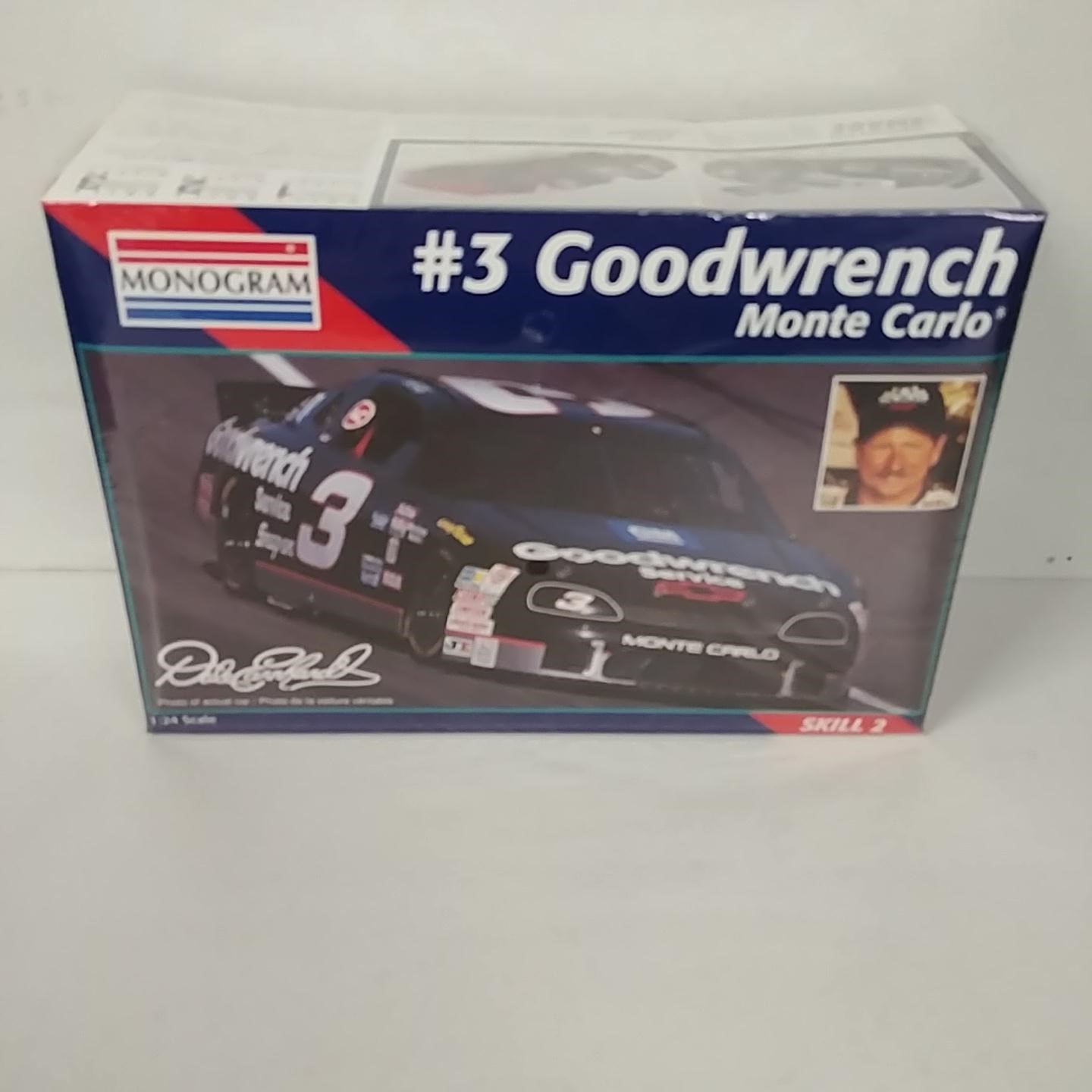 1995 Dale Earnhardt 1/24th GM Goodwrench Monte Carlo model kit by Monogram