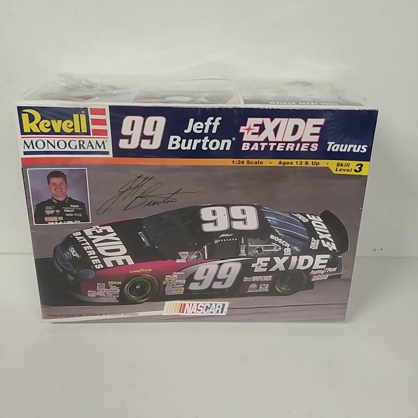 1998 Jeff Burton 1/24th Exide Ford Taurus model kit by Revell