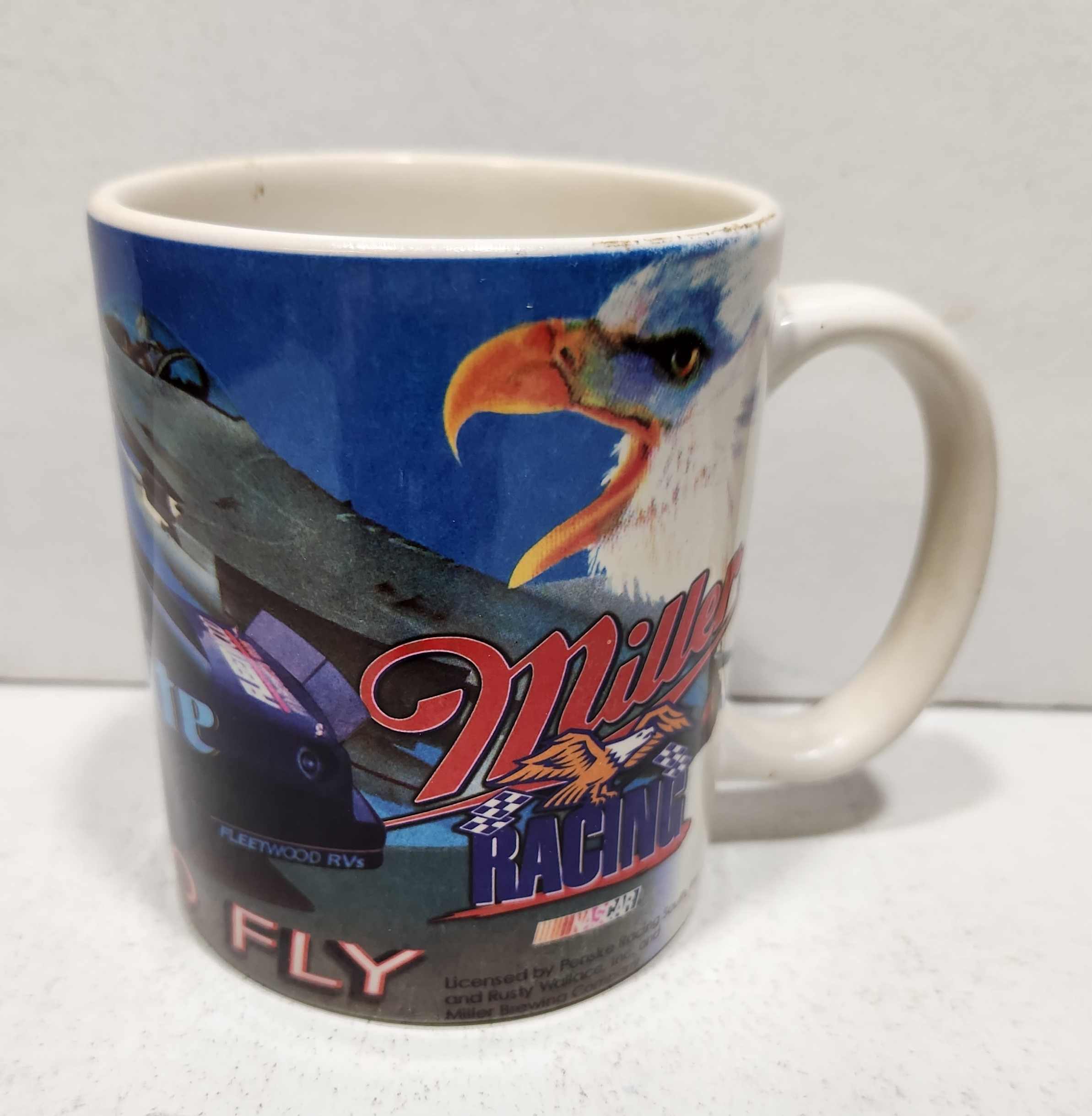 2002 Rusty Wallace Miller Lite Collectors Mug