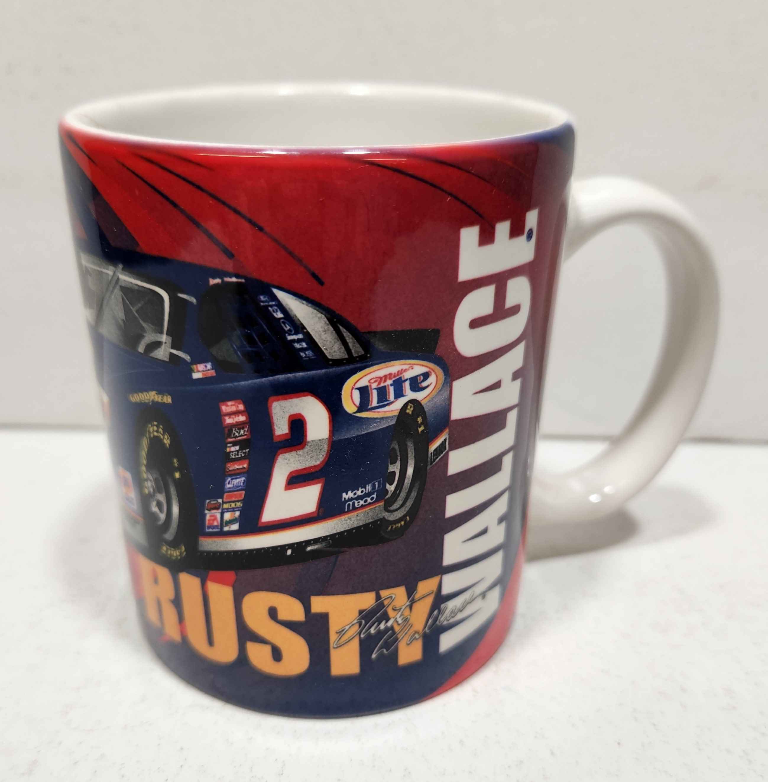 2003 Rusty Wallace Miller Lite Collectors Mug