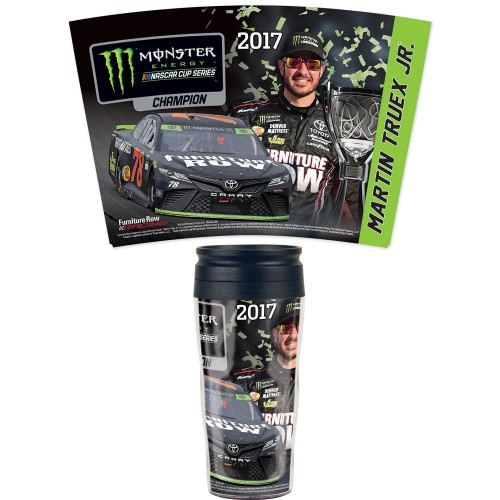 2017 Martin Truex Jr Monster Energy Cup Champion Travel Mug