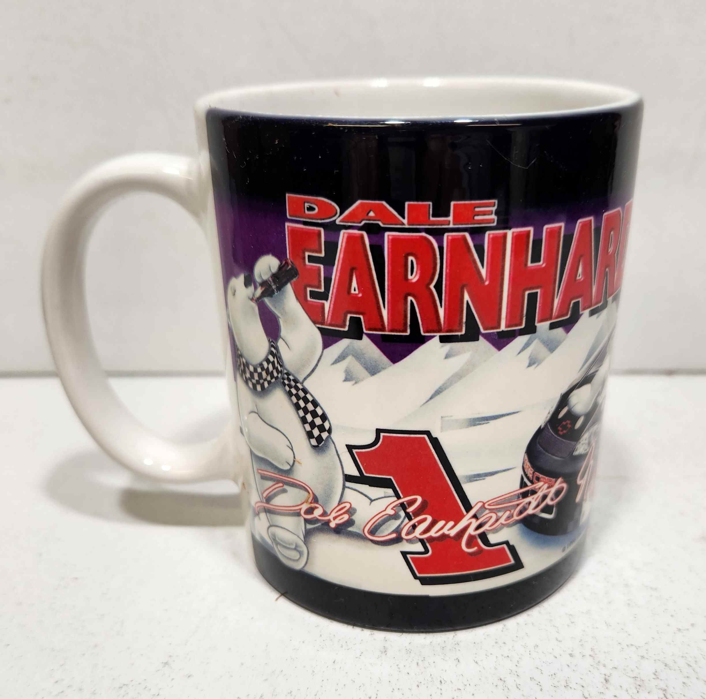 1998 Dale Earnhardt Jr Coca-Cola Bears collectors mug