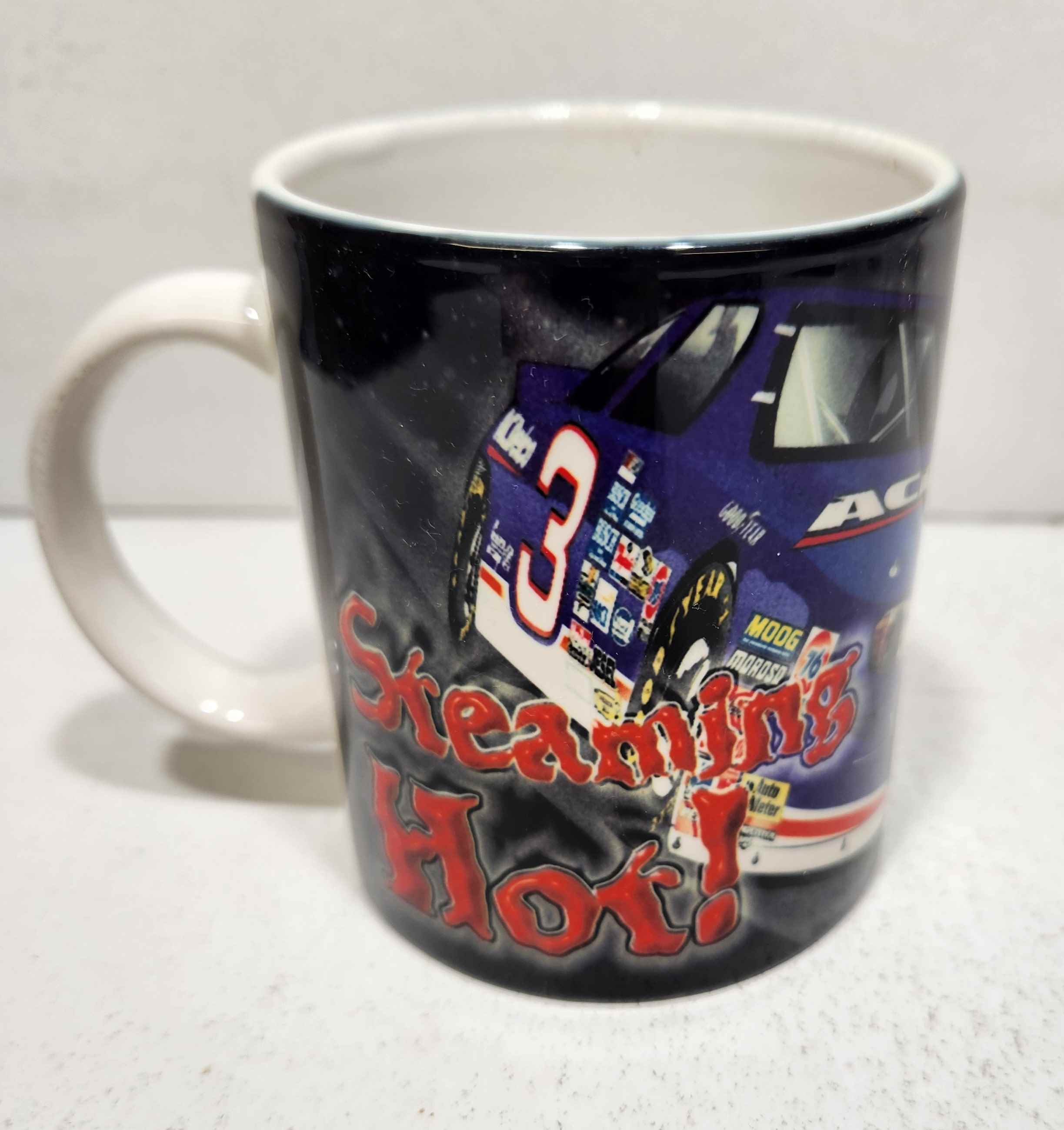 1998 Dale Earnhardt Jr AC Delco "Steaming Hot" collectors mug
