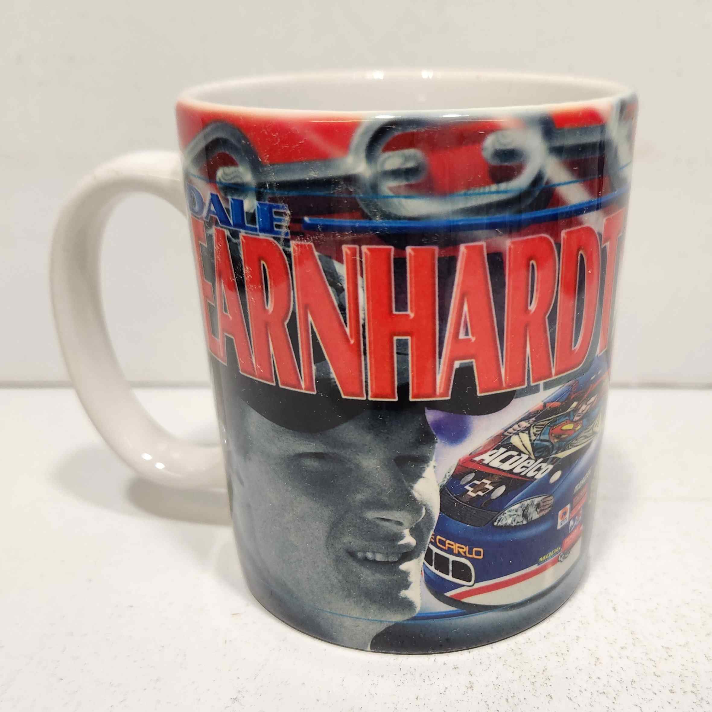1999 Dale Earnhardt Jr AC Delco "Superman" collectors mug
