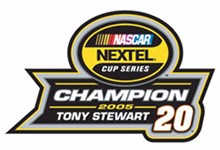 2005 Tony Stewart "Nextel Cup Series Champion" hatpin